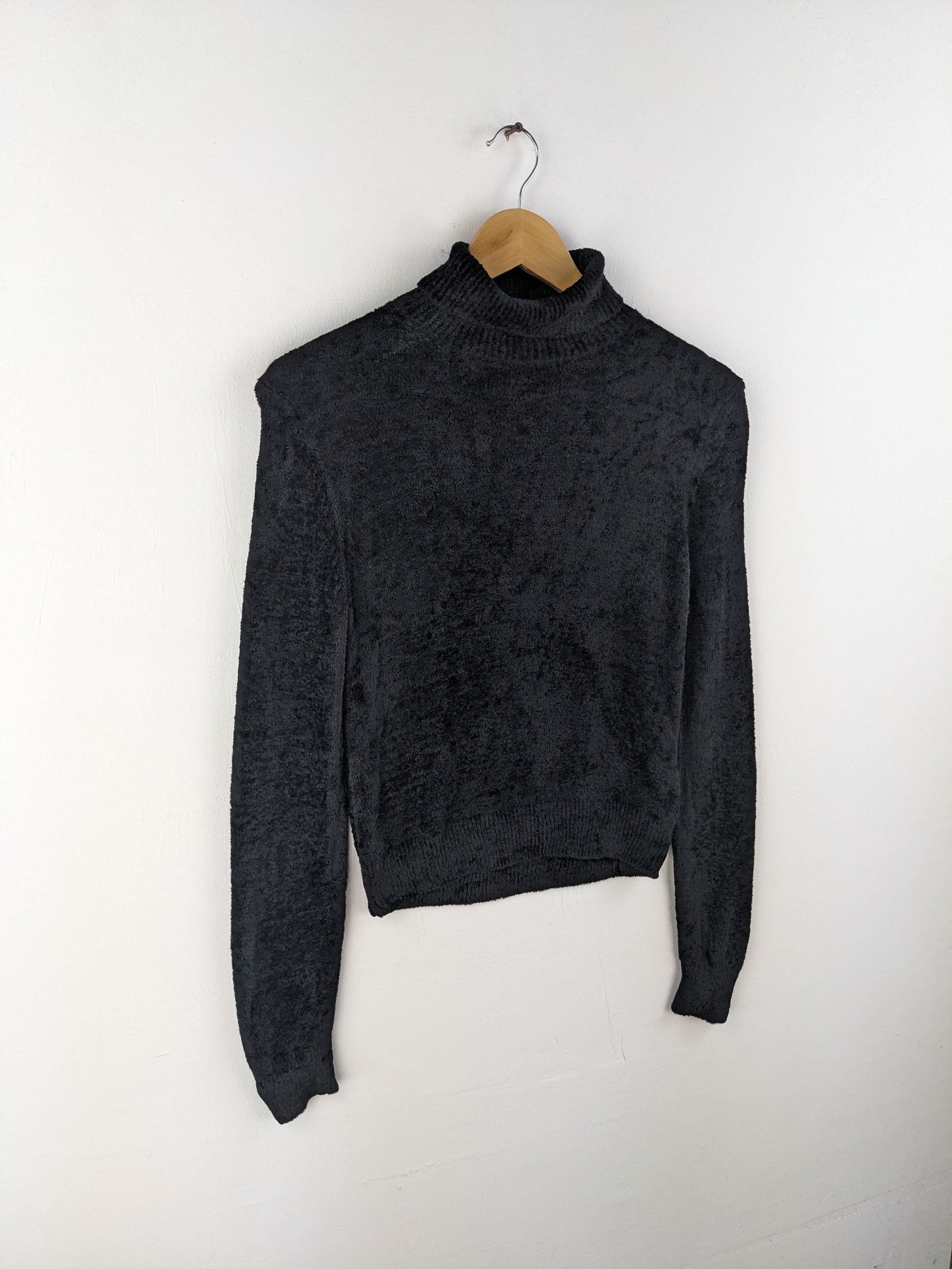 Comme des Garcons × Japanese Brand × Vintage Vintage Comme Des Garcons Fleece Sweater Turtle Neck Size S / US 4 / IT 40 - 3 Thumbnail