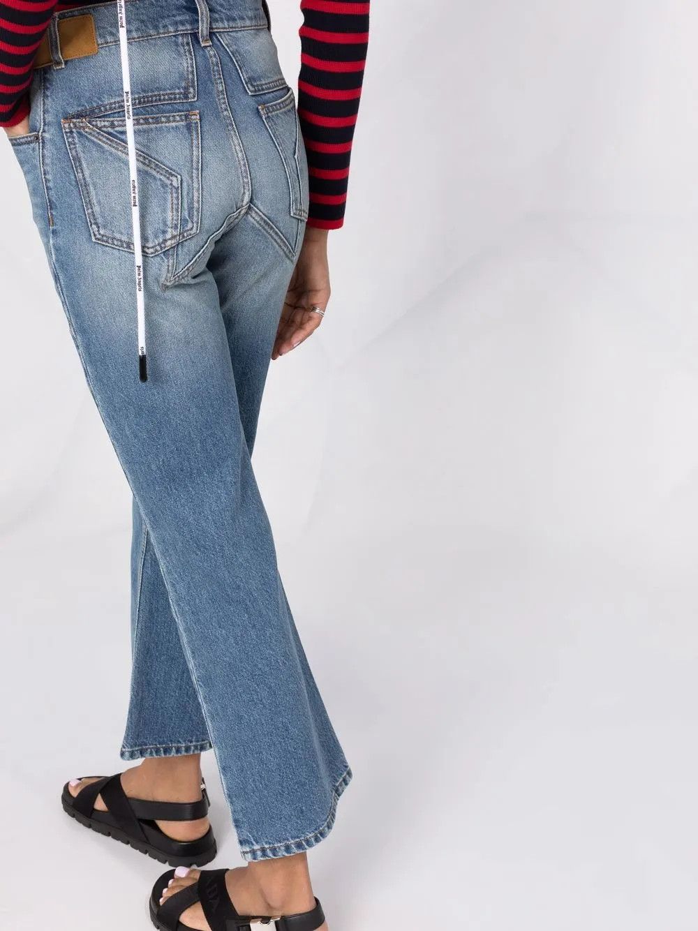 Palm Angels o1y1125 Denim Pant in Blue Size 26" / US 2 / IT 38 - 3 Thumbnail