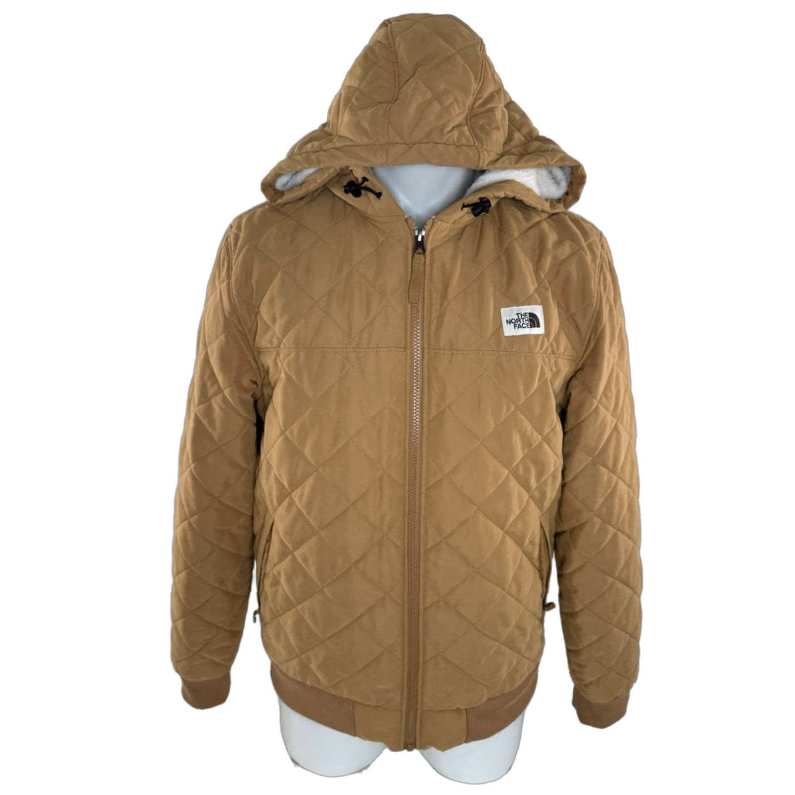 The North Face The North Face Jacket M Quilted Fleece Sherpa Lined Zip EXCELLENT Light Brown Mens - Size US M / EU 48-50 / 2 - 1 Thumbnail