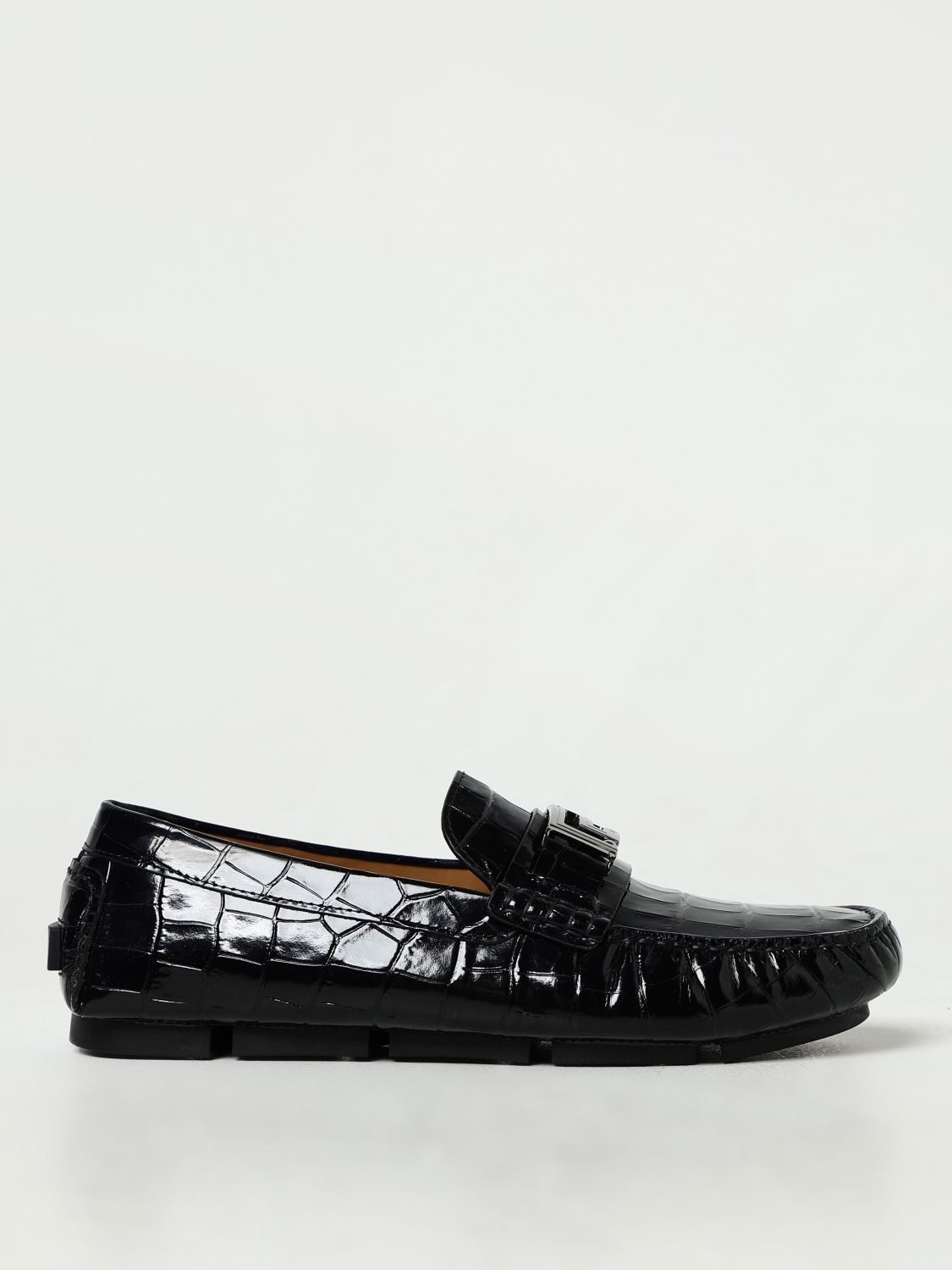 image of Versace Loafers Men Black (Size 7)