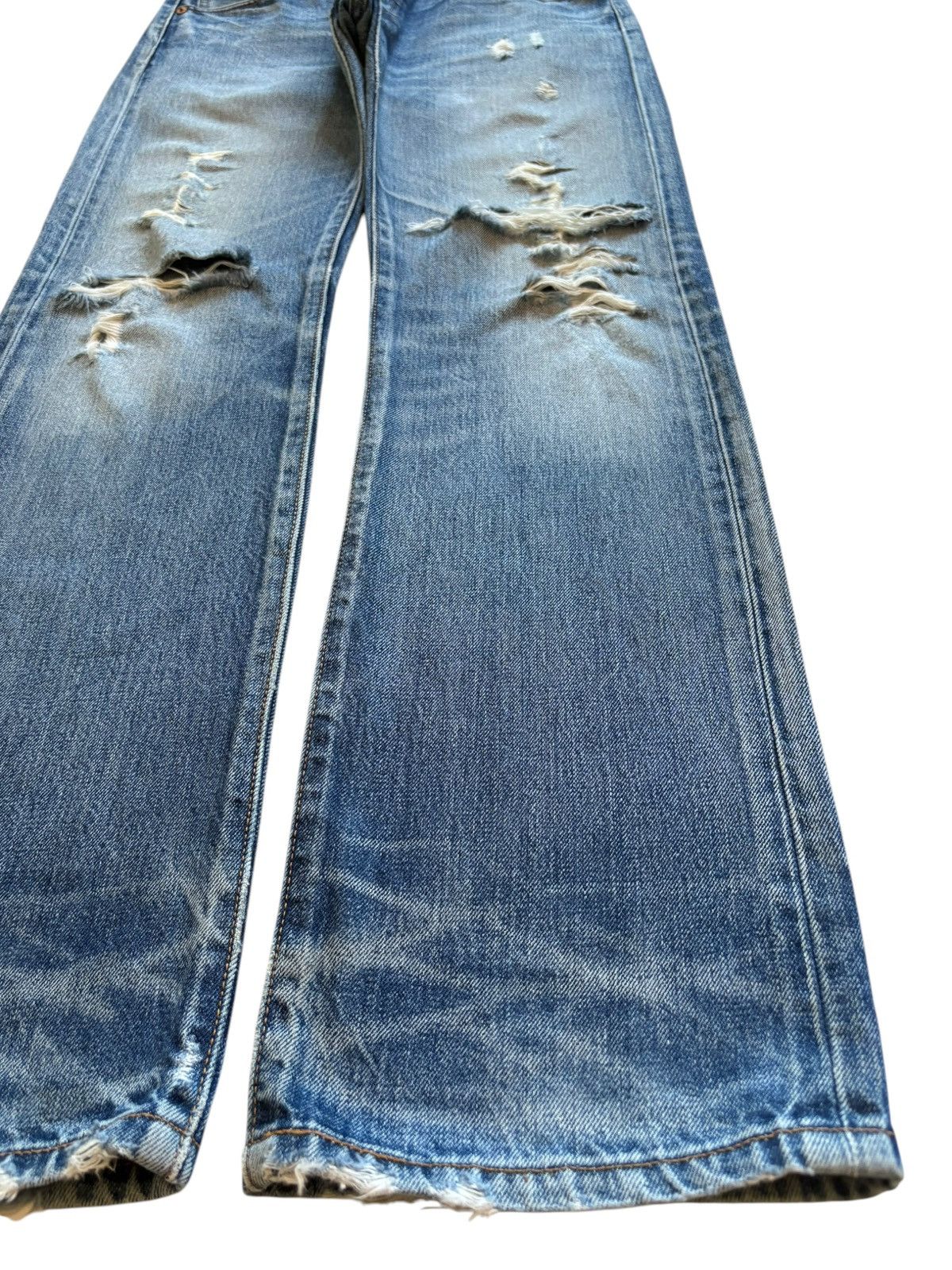 Levi's Vintage 90s Levis 501 Mud Wash Distressed Loose Jeans Size US 32 / EU 48 - 7 Thumbnail