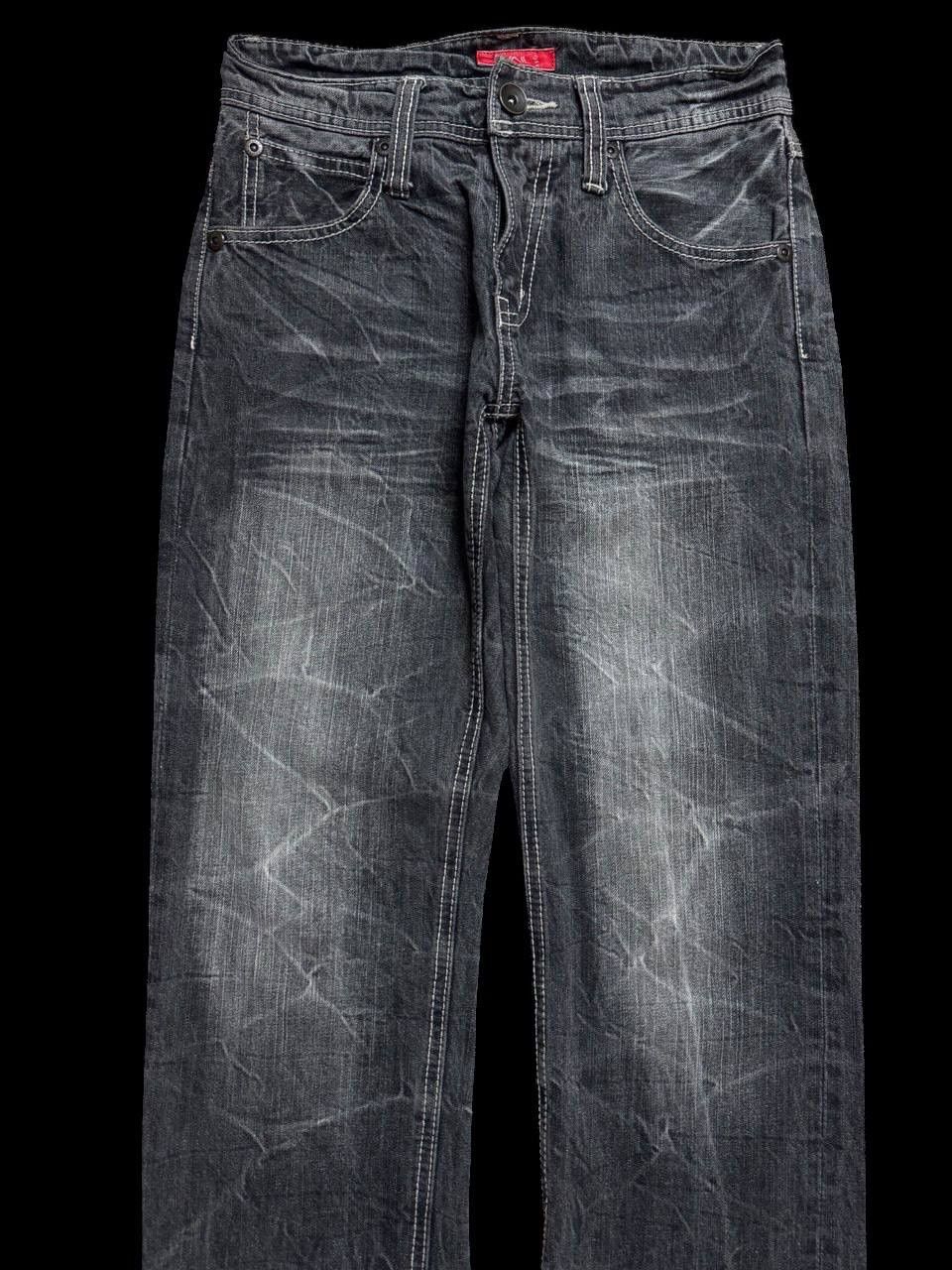 Japanese Brand SICK 90s Style Japanese Avail Jean Sand Washed Stretchmark Size US 28 / EU 44 - 3 Thumbnail