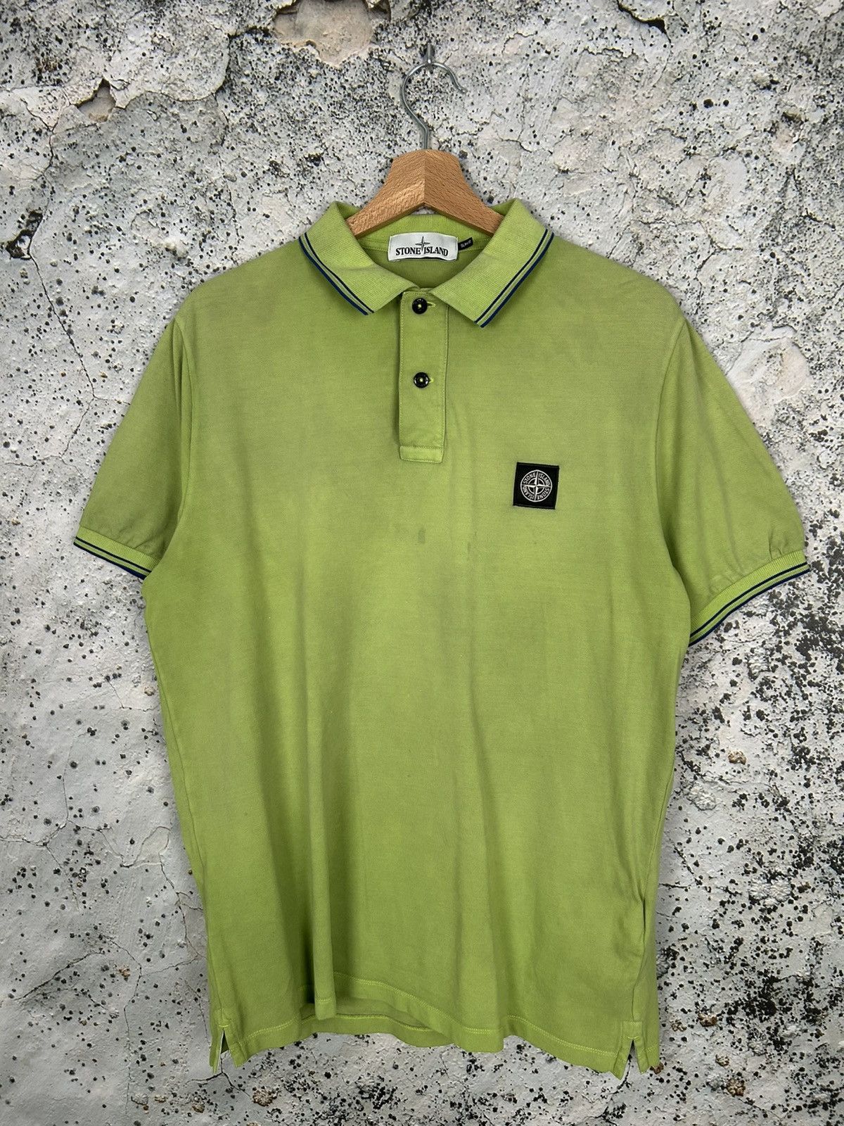 Stone Island Stone Island Polo Tee Streetwear Designer Hype Size US XL / EU 56 / 4 - 1 Thumbnail