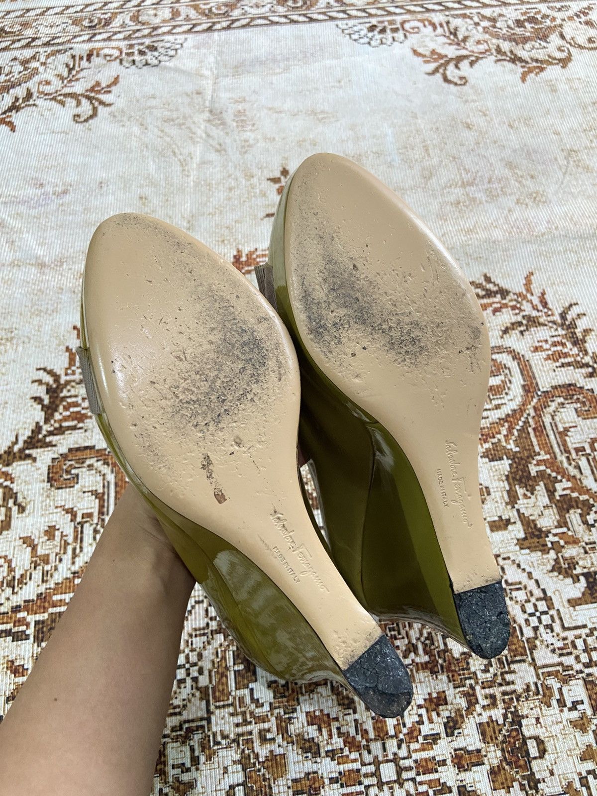 Salvatore Ferragamo Salvatore ferragamo wedges Size US 8.5 / IT 38.5 - 8 Thumbnail