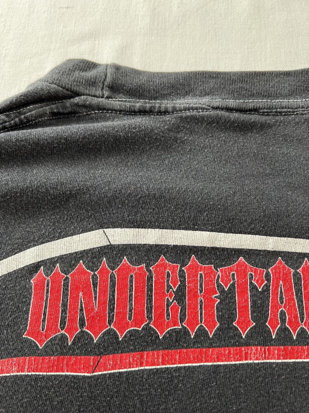 WWE Vintage 1993 The Undertaker WWF WWE Black T-shirt Size US L / EU 52-54 / 3 - 15 Thumbnail