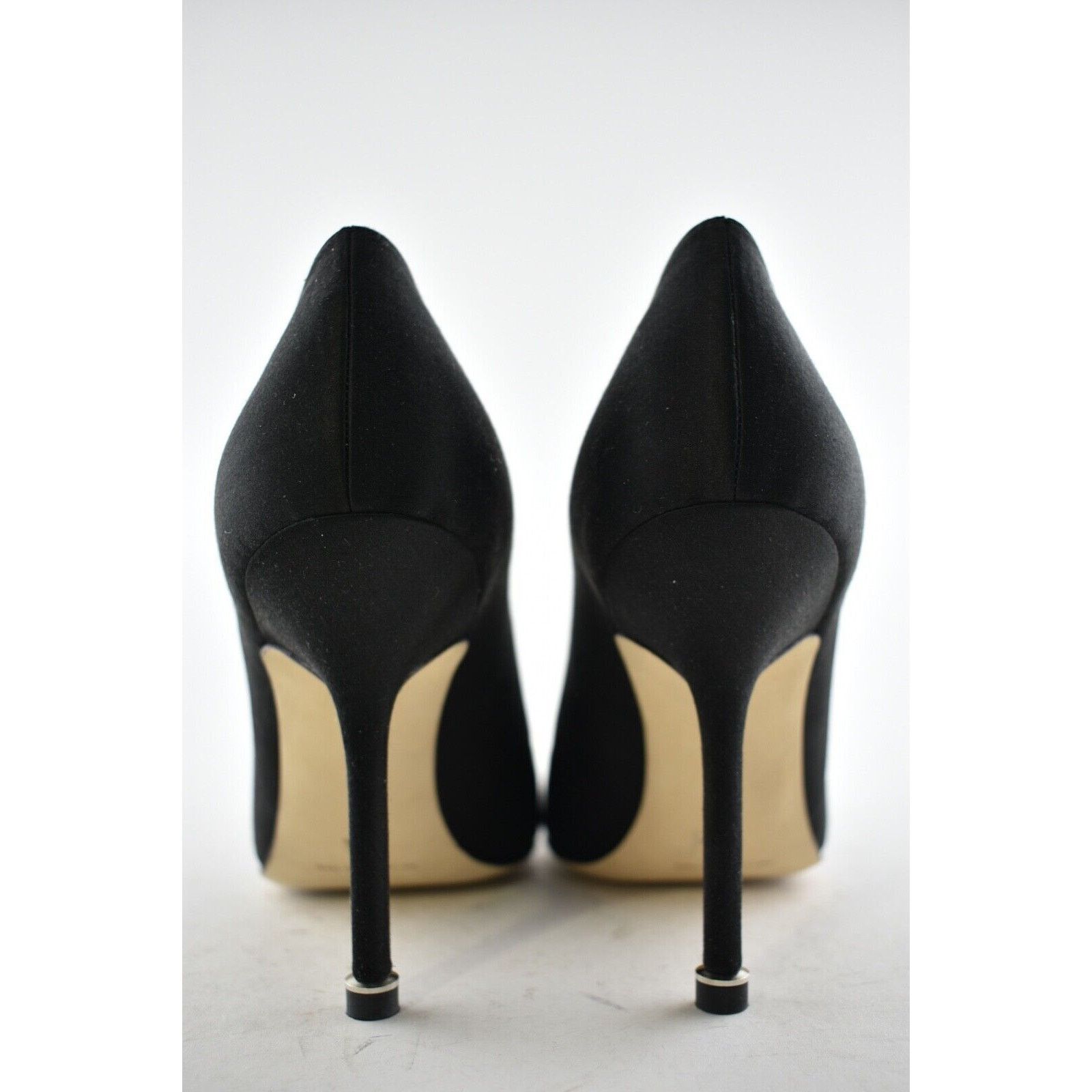 Manolo Blahnik Hangisi 105 Satin Crystal Jewel Buckle Classic Heel Pump 41 Size US 11 / IT 41 - 11 Thumbnail