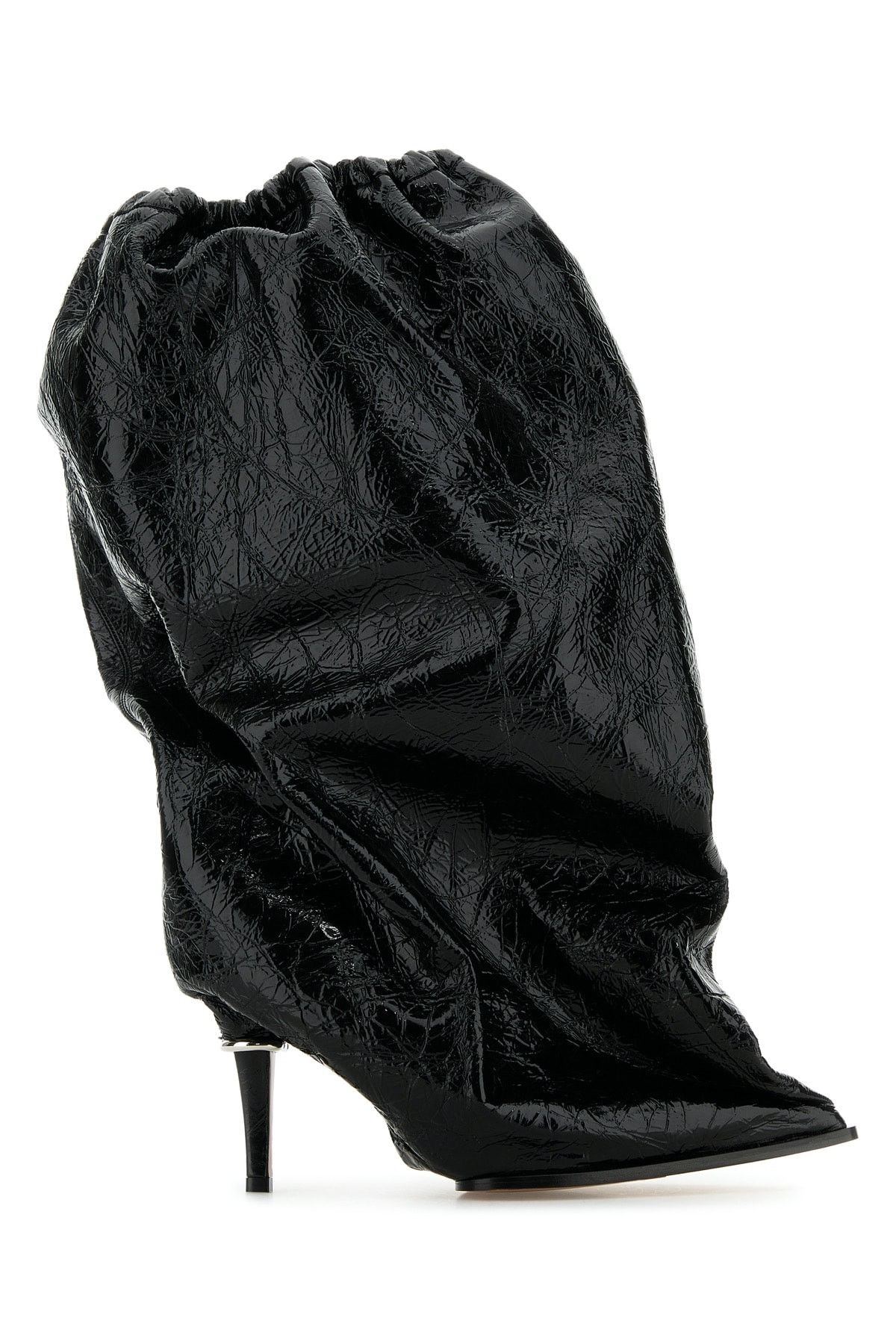 Alexander McQueen Black Leather Ankle Boots Size US 7 / IT 37 - 1 Thumbnail