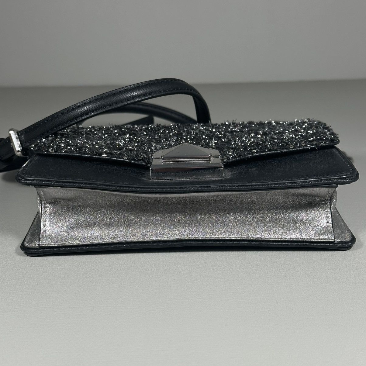 Kate Spade Kate Spade Neve Tinsel Convertible Flap Crossbody Black Bag Size ONE SIZE - 7 Thumbnail