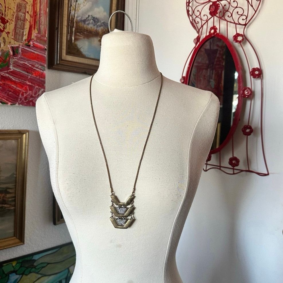 Other j crew gold arrow pendant long necklace Size ONE SIZE - 1 Thumbnail