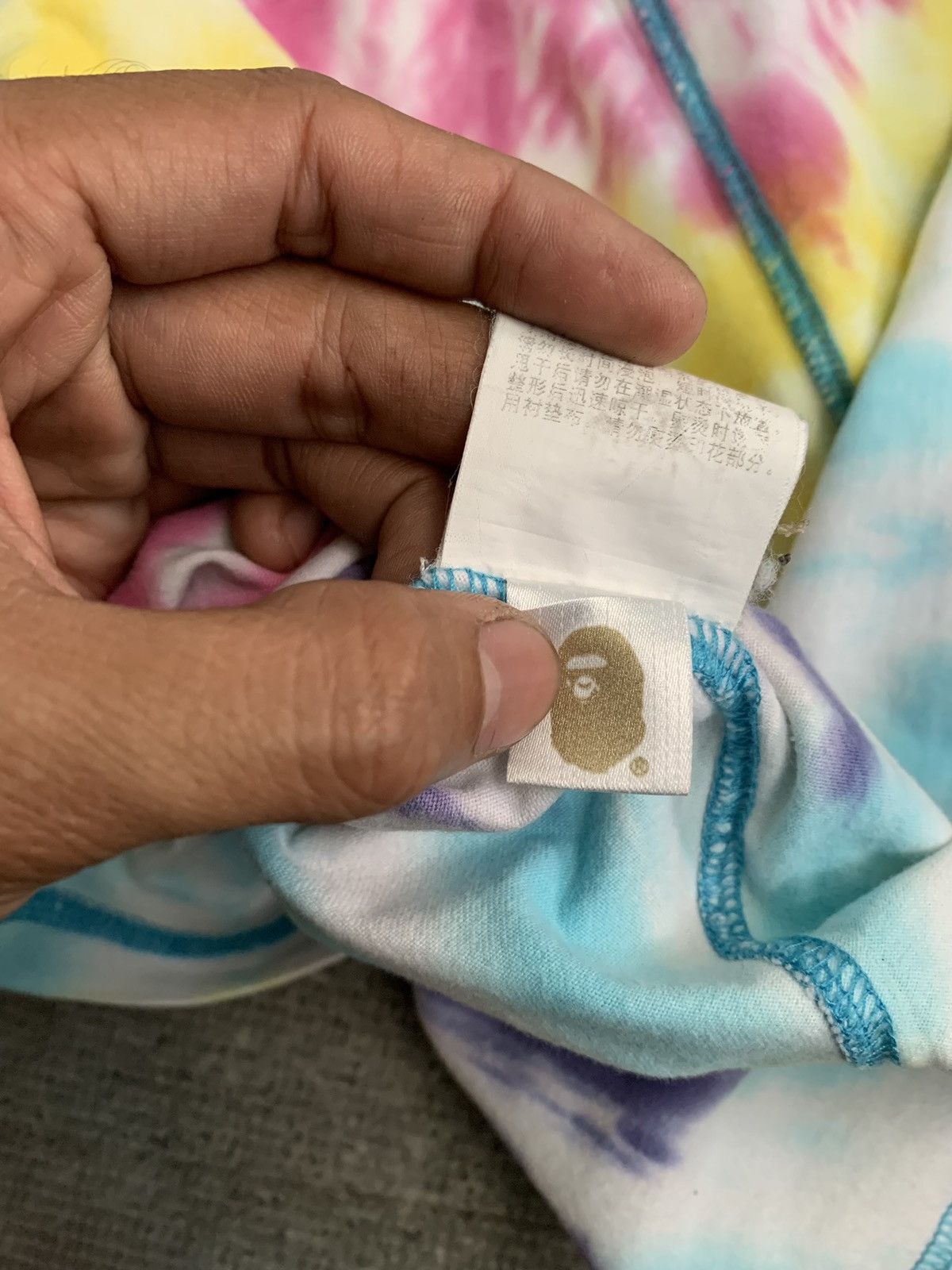 Bape LONGSLEVEE TIE DYE BAPE Size US XXL / EU 58 / 5 - 9 Thumbnail