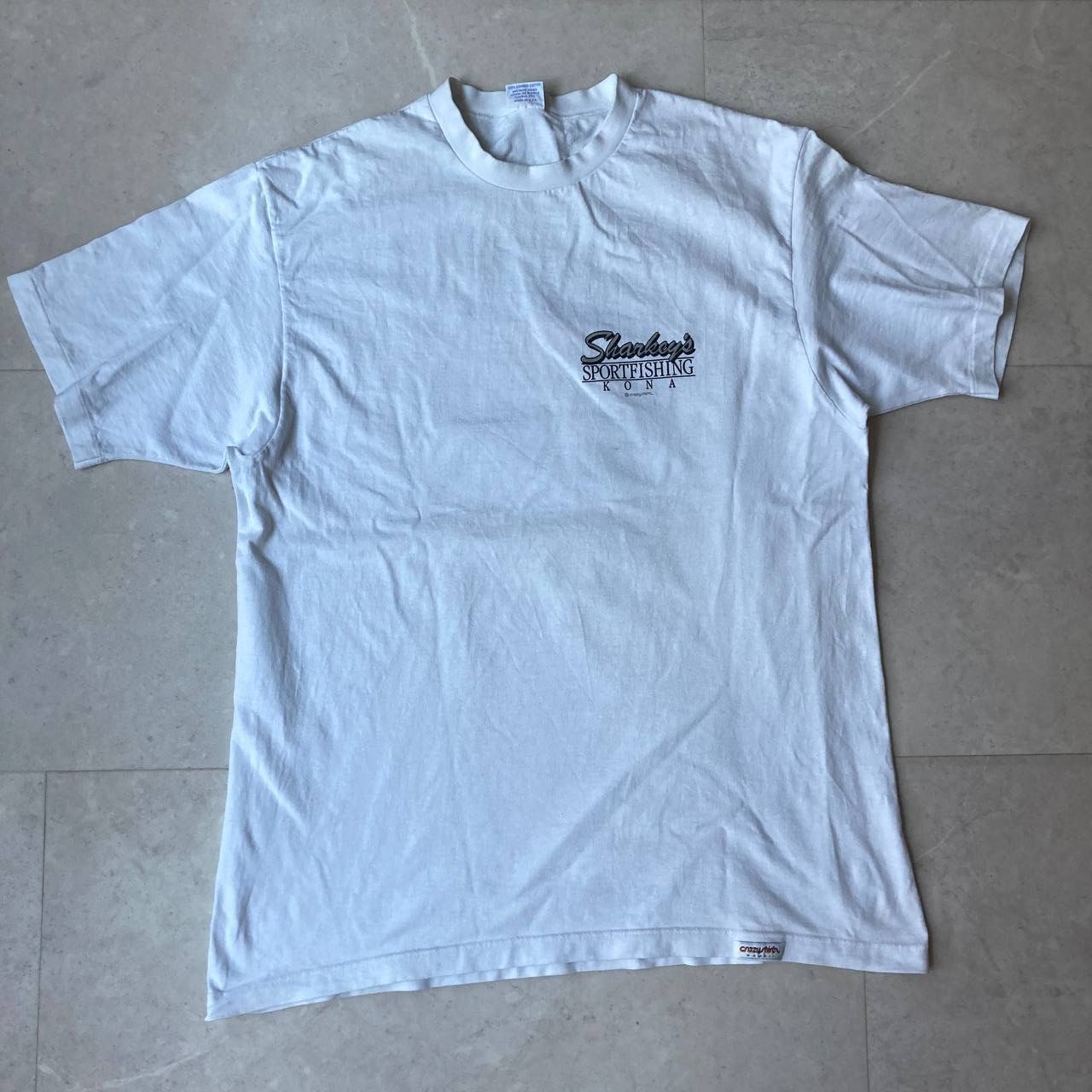 Vintage Vintage Shark Hawaii Fishing Sport Funky Tee Size US L / EU 52-54 / 3 - 2 Thumbnail