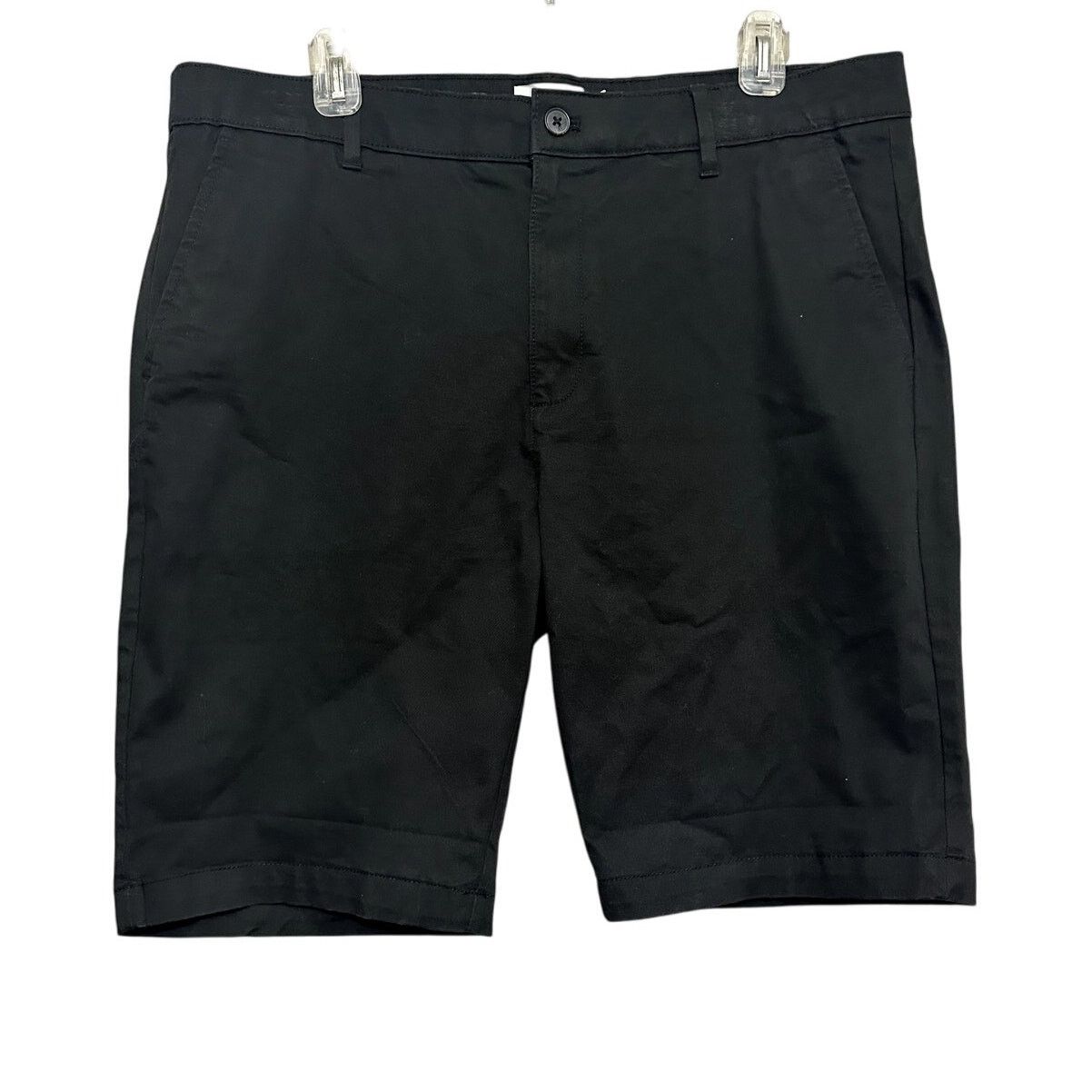 Topman Topman Men's Black Chino Shorts Pockets Slim Fit 30 NWT Size US 30 / EU 46 - 2 Thumbnail