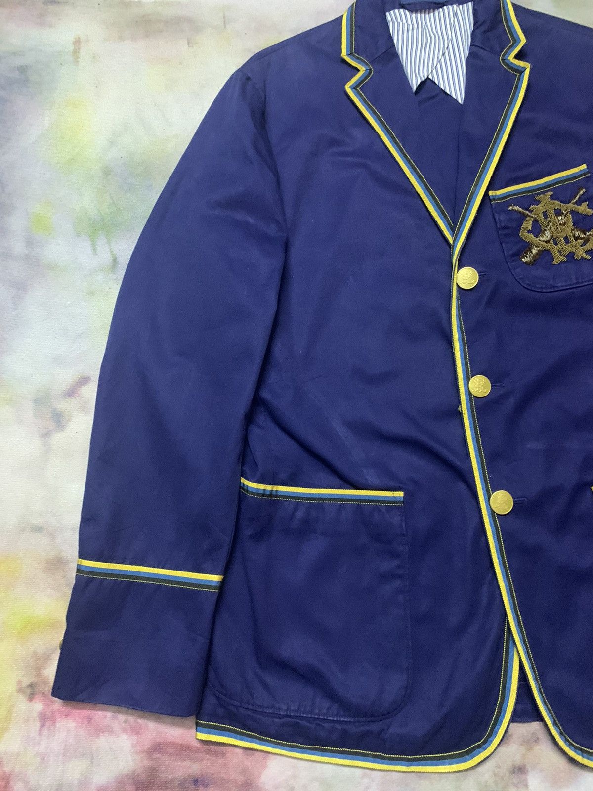 Ralph Lauren Vintage PRLC Oxford Navy Coat Size US M / EU 48-50 / 2 - 7 Thumbnail