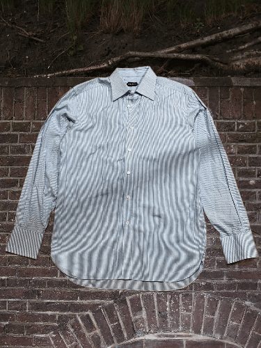 Tom Ford Tom Ford Blue Striped Button Down Shirt Size US XL / EU 56 / 4 - 1 Thumbnail