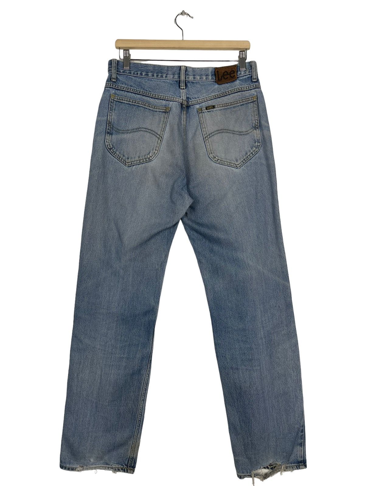 Lee Vintage Lee Light Blue Kurt Cobain Style Jeans Size US 32 / EU 48 - 7 Thumbnail