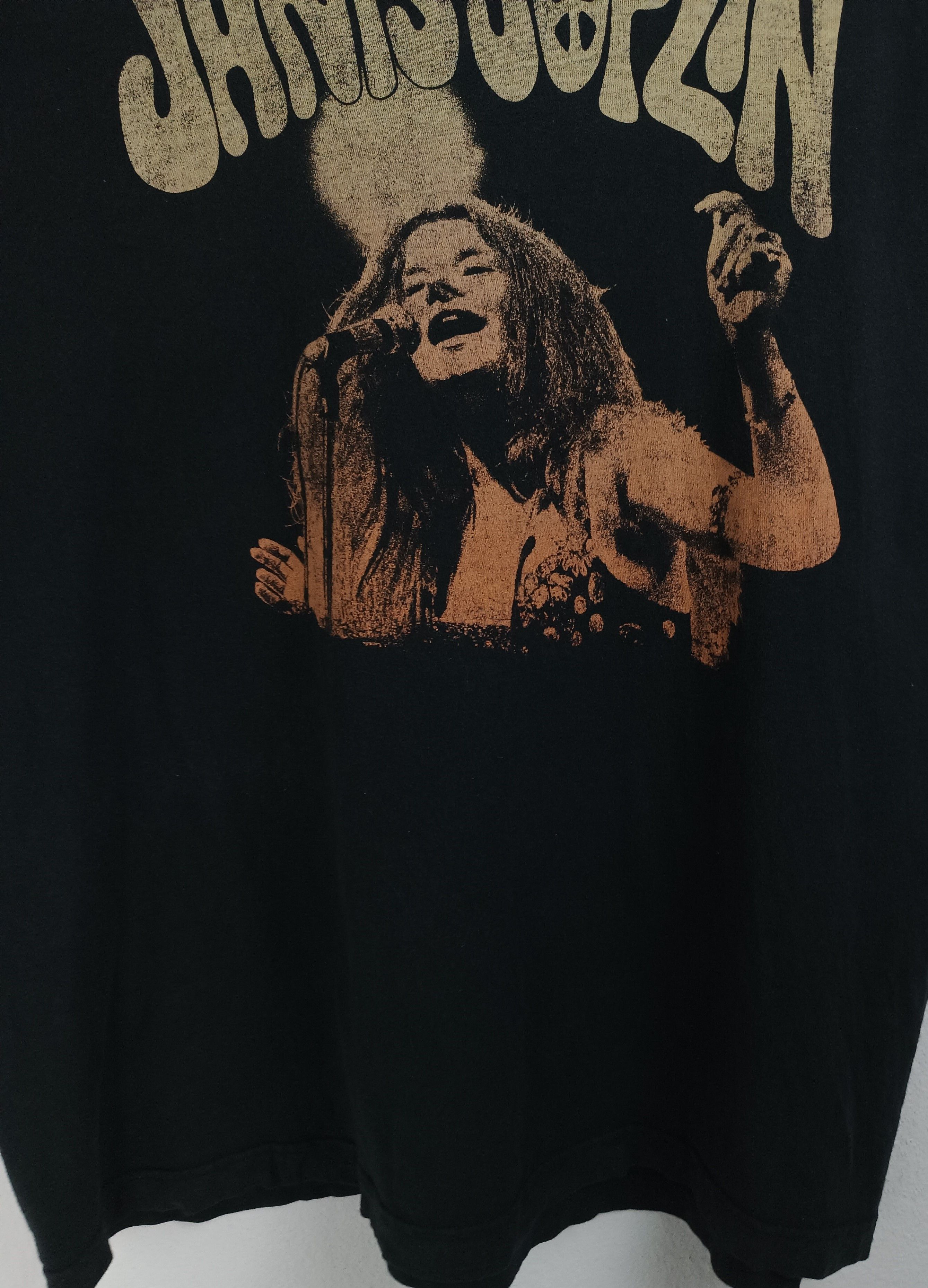 Band Tees THRASHED FADED VINTAGE Y2K JANIS JOPLIN TEE morrison hendrix Size US L / EU 52-54 / 3 - 7 Thumbnail