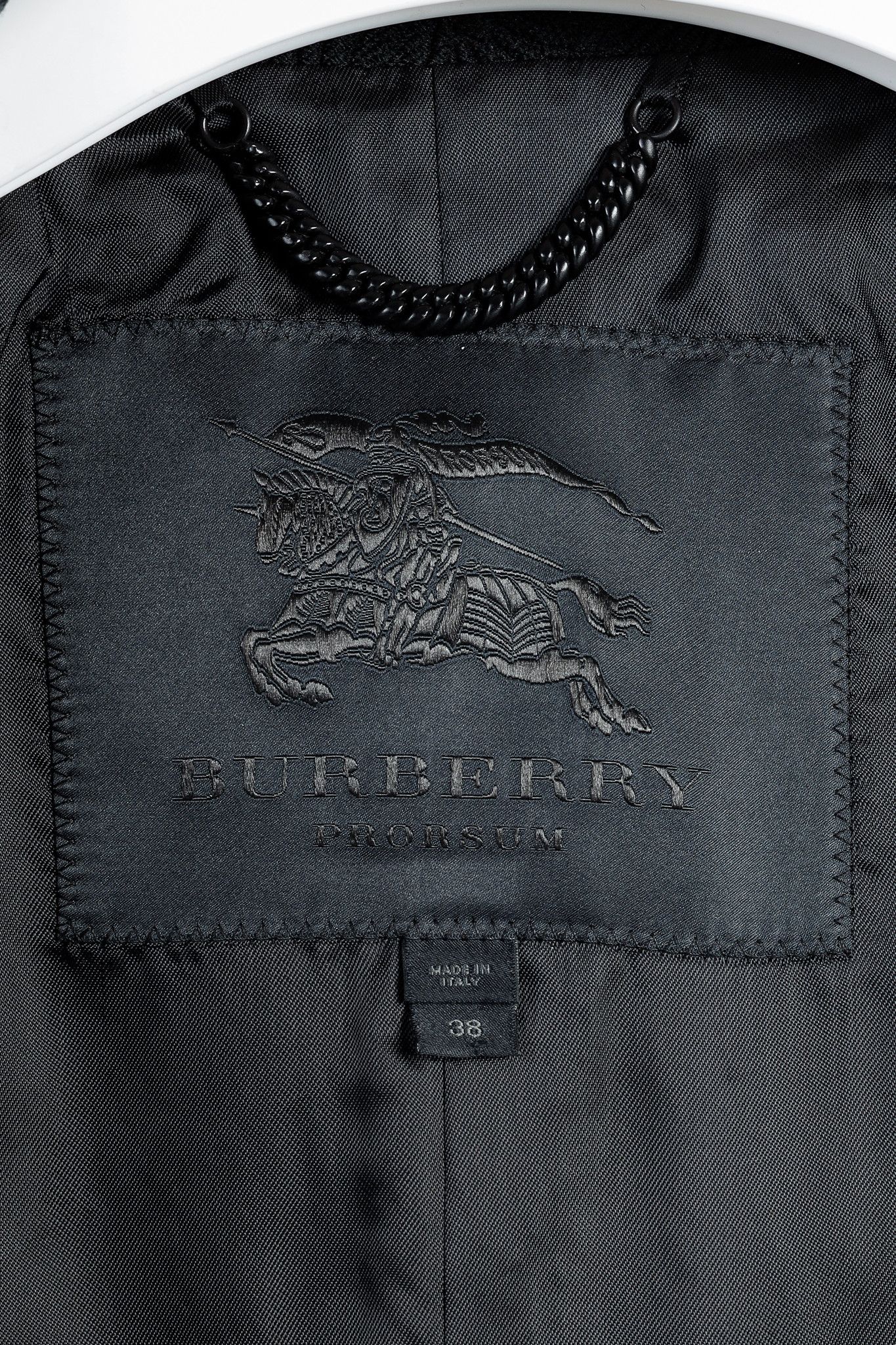 Burberry Prorsum Burberry Prorsum PF/14 Black Paisley-Floral Cloque Jacket Size S / US 4 / IT 40 - 4 Thumbnail