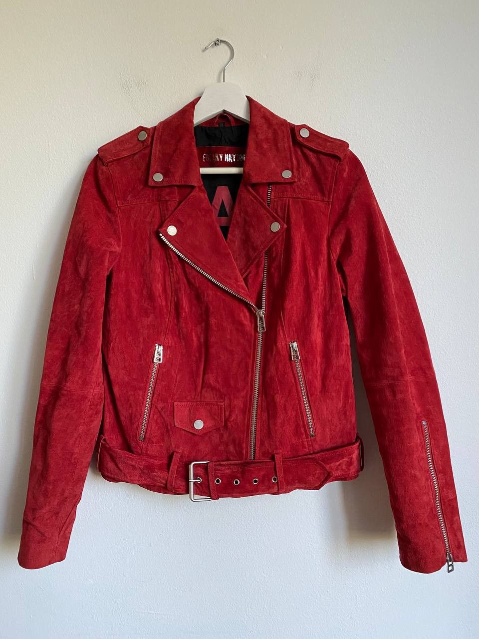Other Freaky Nation Suede Biker Leather Jacket Size S Size S / US 4 / IT 40 - 1 Thumbnail