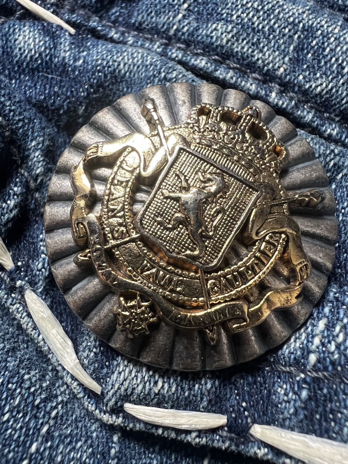 Jean Paul Gaultier Crazy Jean Paul Gaultier vintage denim cropped jacket Size S / US 4 / IT 40 - 5 Thumbnail