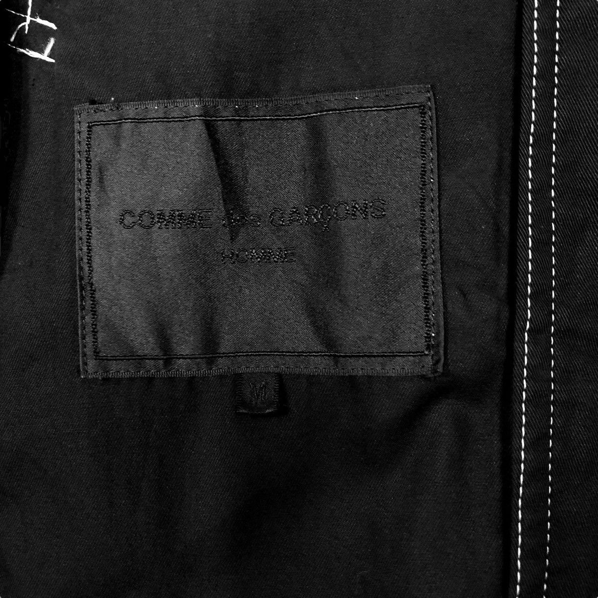Comme des Garcons Homme Comme Des Garcons Homme S/S 1998 Rope Stitching Car Coat Size US M / EU 48-50 / 2 - 13 Thumbnail