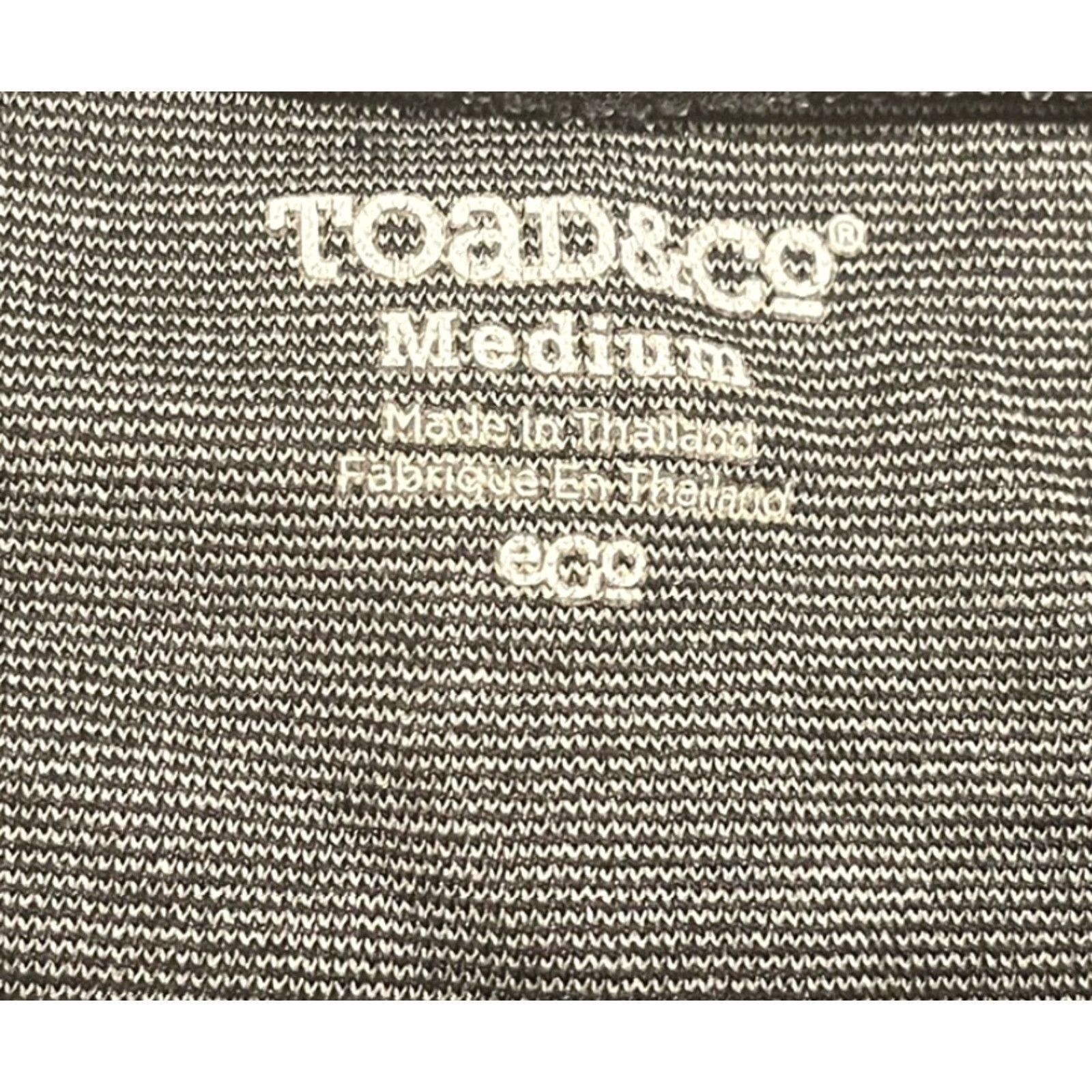 Toad&Co VINTAGE Toad & Co Women's Jersey Drop Waist Dress 3/4 Sleeve Gray Knee Length Casual Fall Spring Winter Size M / US 6-8 / IT 42-44 - 5 Thumbnail