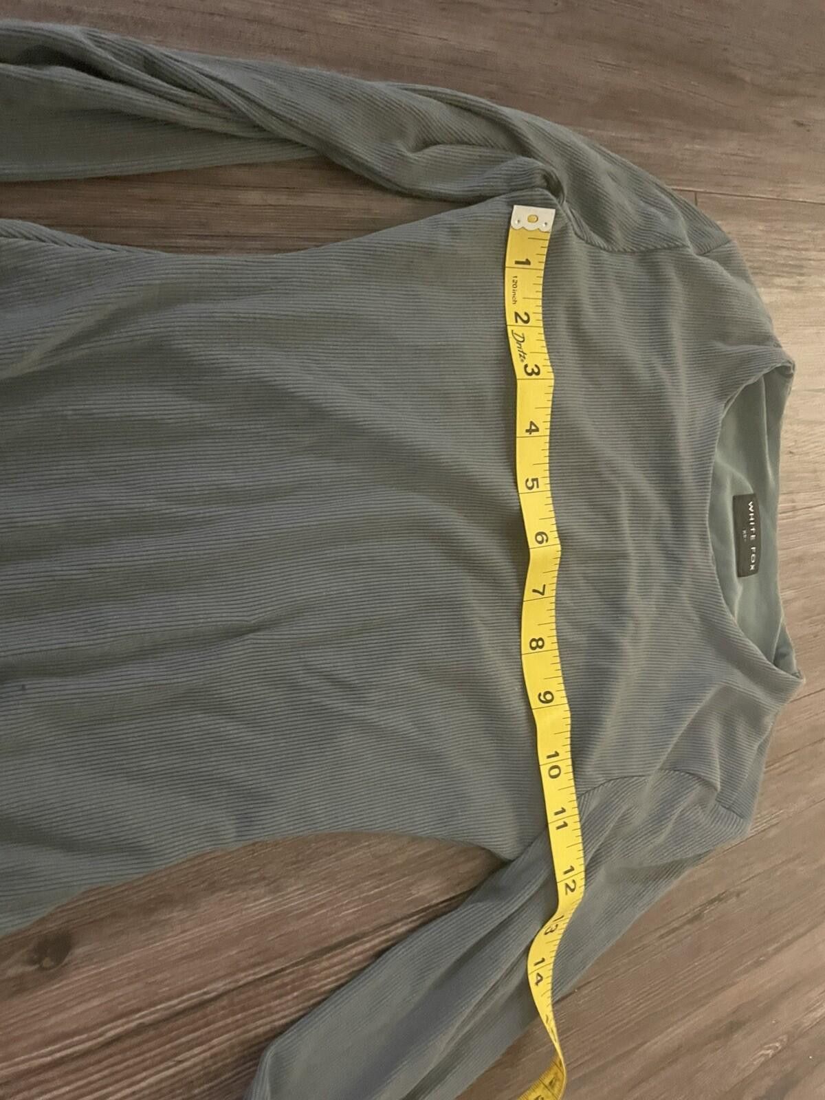 Other White Fox Long Sleeve Ribbed Body Suit XS Sage Green Size XS / US 0-2 / IT 36-38 - 5 Thumbnail