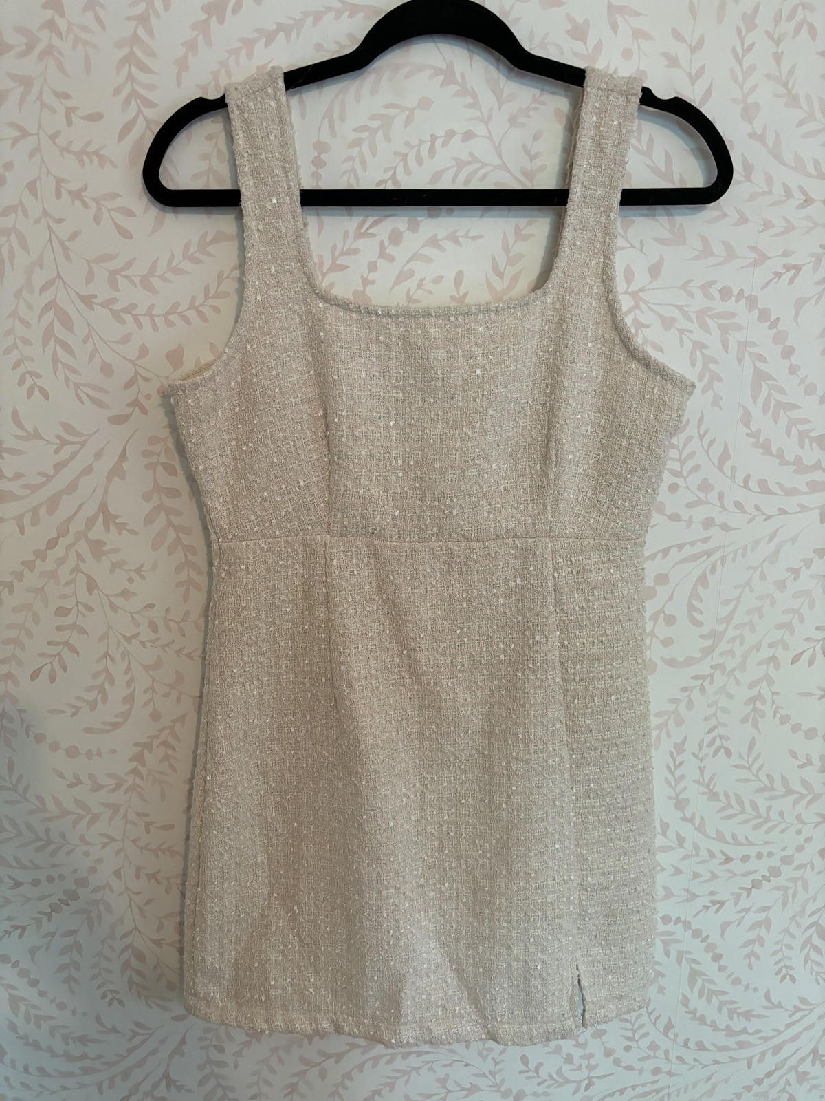 Designer NWT Elegant THIRTY/THIRTY Tweed Tank Dress Size L / US 10 / IT 46 - 1 Thumbnail