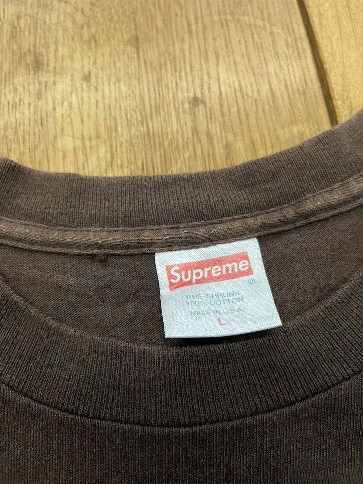 Supreme 2003 Vintage supreme box logo tee shirt brown tonal stussy Size US L / EU 52-54 / 3 - 3 Thumbnail