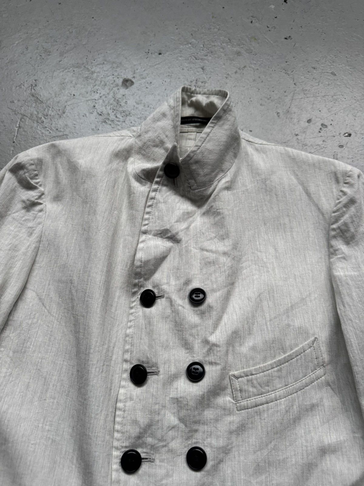 Yohji Yamamoto Yohji Yamamoto Double Button Blazer Jacket Size US M / EU 48-50 / 2 - 3 Thumbnail