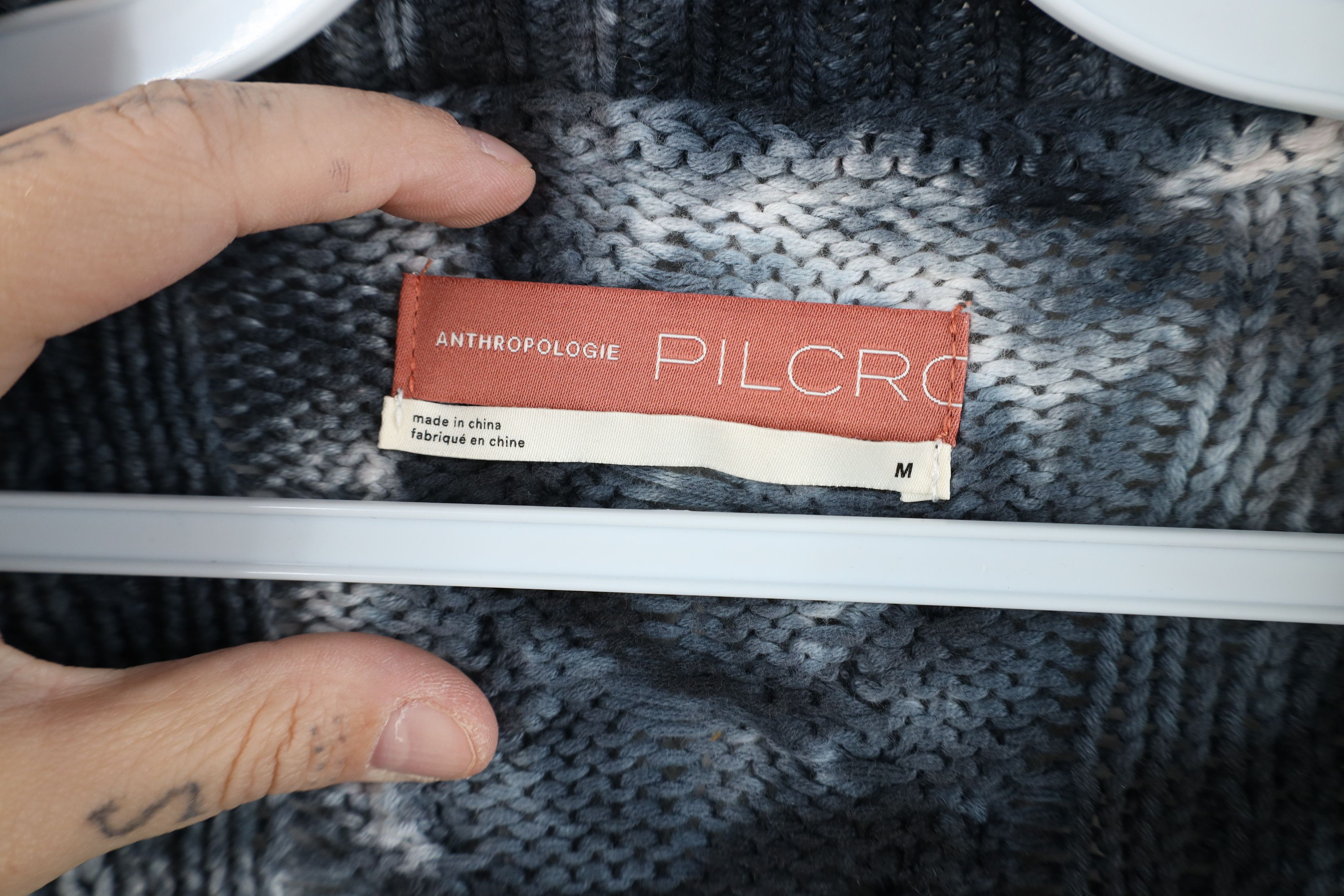 Anthropologie Anthropologie Pilcro Chunky Cable Knit Fisherman Sweater Size M / US 6-8 / IT 42-44 - 7 Thumbnail