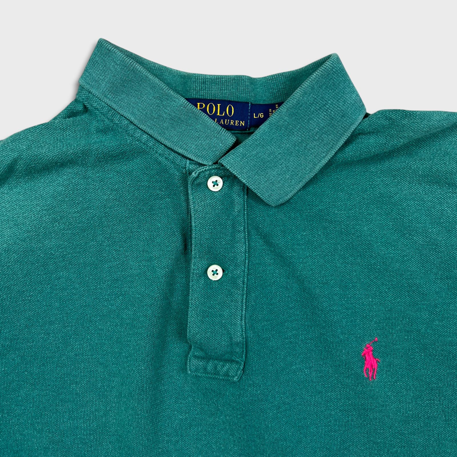 Polo Ralph Lauren × Vintage Polo Ralph Lauren Shirt Large Pony Preppy Short Sleeve Tee Size US L / EU 52-54 / 3 - 2 Thumbnail