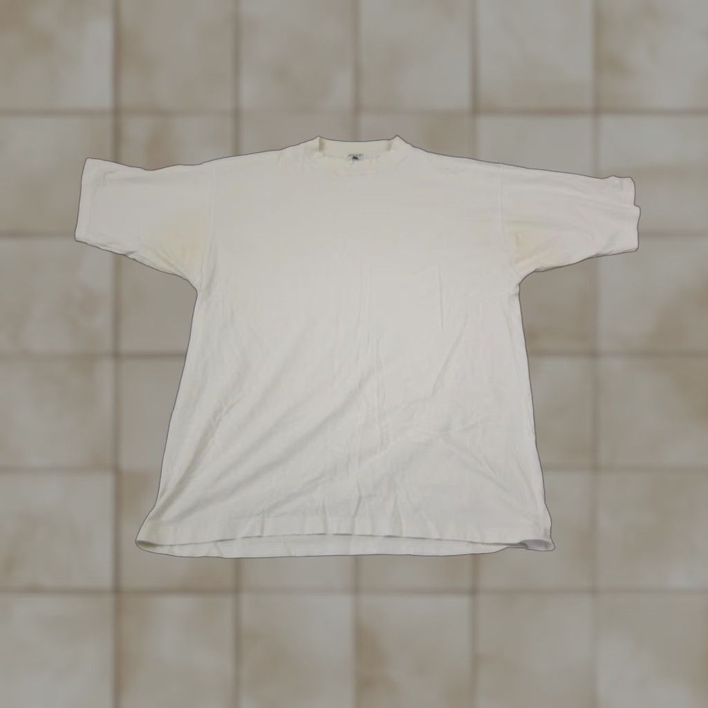 Vintage VINTAGE Galt Sand Shirt Mens L White Jersey 90s USA Crew Neck Short Sleeve Single Stitch Size US L / EU 52-54 / 3 - 1 Thumbnail