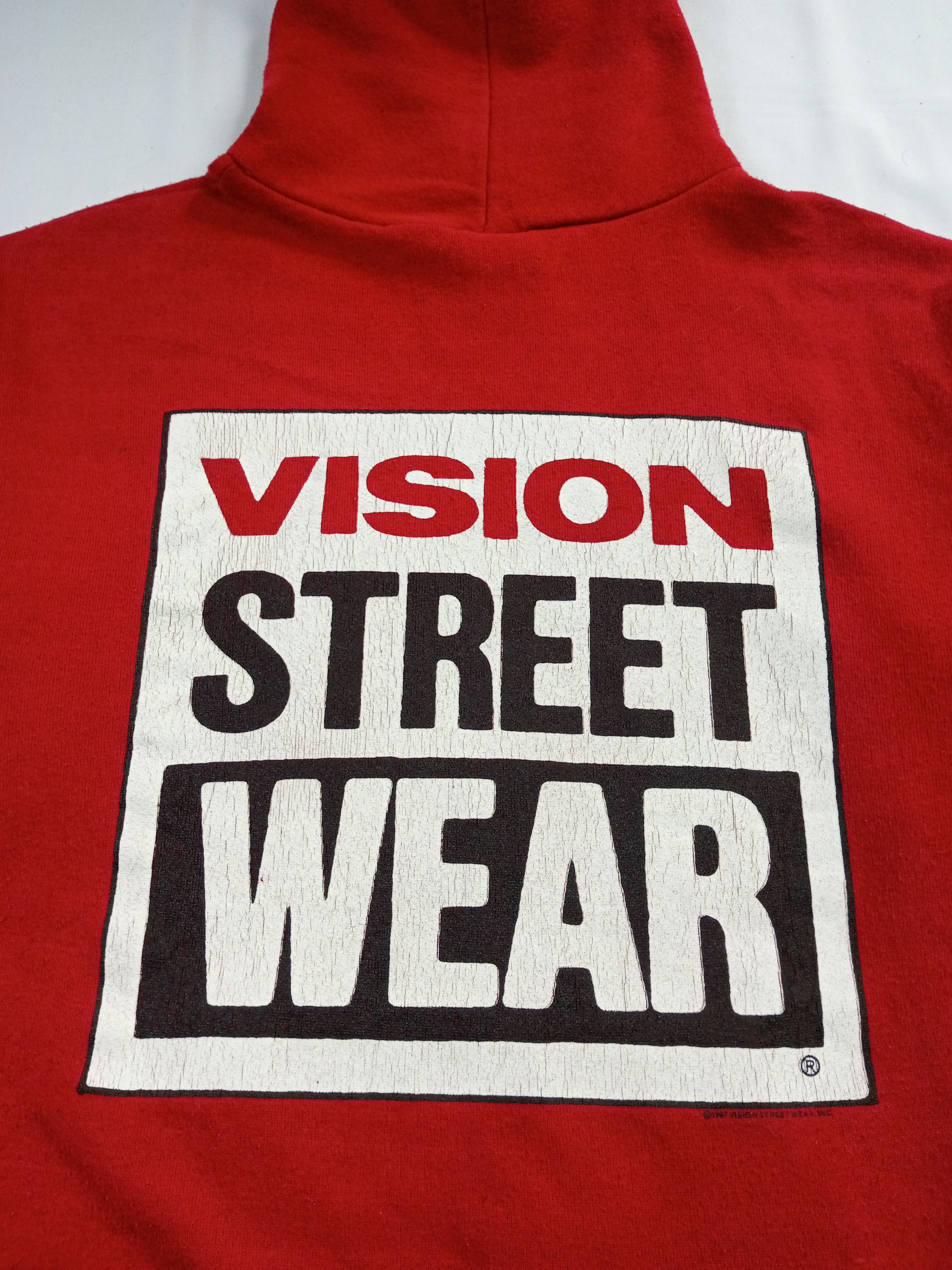 Vintage × Vision Streetwear VINTAGE 90s VISION STREETWEAR SKATEBOARD HOODIE Size US M / EU 48-50 / 2 - 14 Thumbnail
