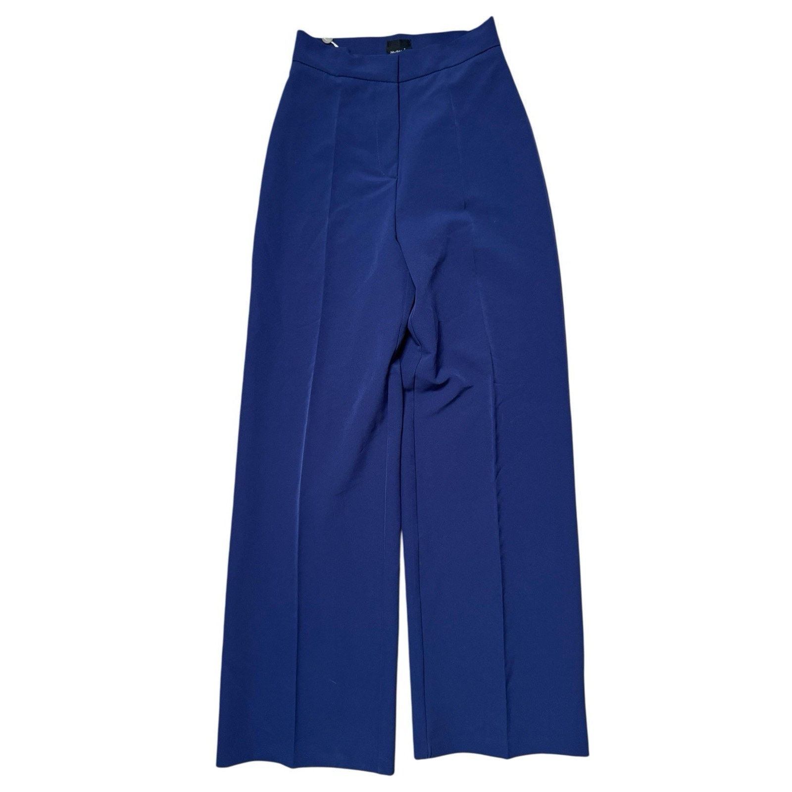Other Mem.js YOOX NEW Blue Wide Leg Trouser Pants Size 4 Size 27" / US 4 / IT 40 - 1 Thumbnail