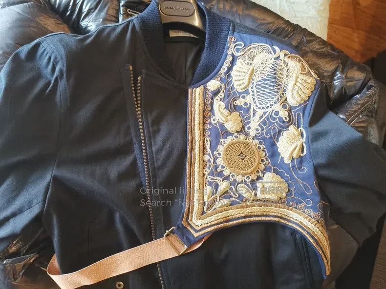Dries Van Noten Dries Van Noten Men's Embroidered Overcoat Size US M / EU 48-50 / 2 - 1 Thumbnail