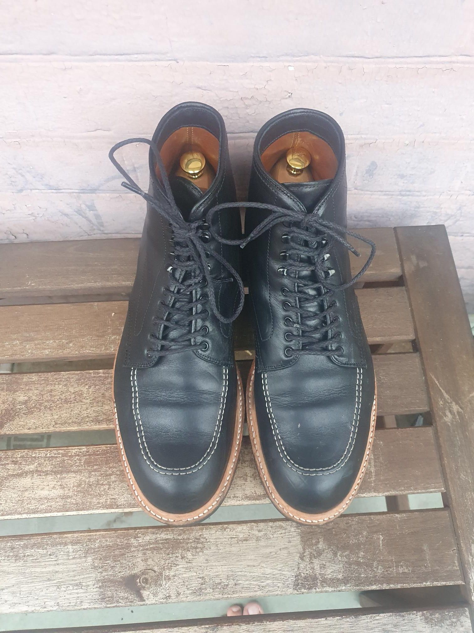 image of Alden Indy Boots in Black, Men's (Size 11.5)