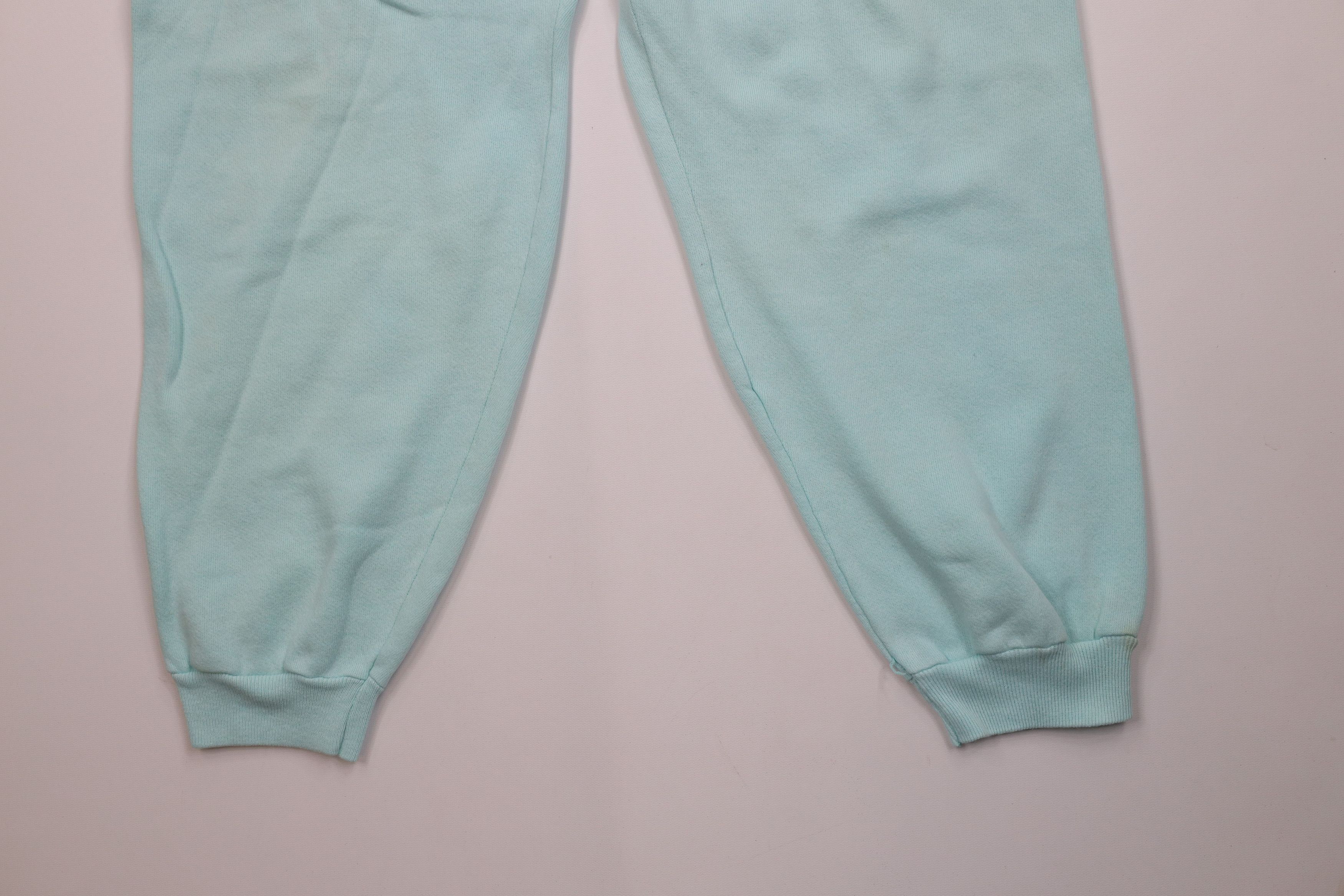 Vintage Vintage 90s Streetwear Sweatpants Joggers Light Blue USA Size 32" / US 10 / IT 46 - 4 Thumbnail