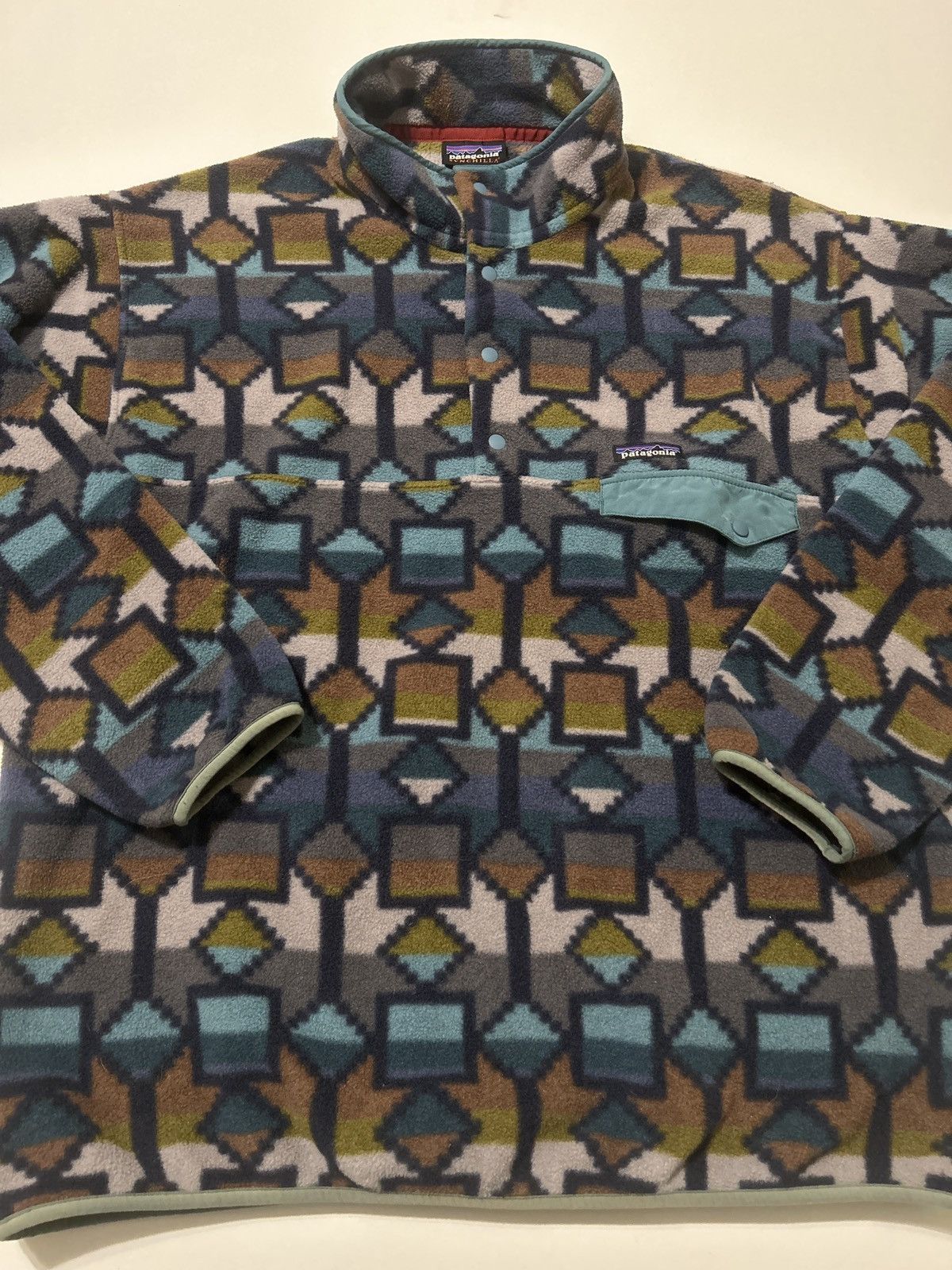 Patagonia Patagonia Synchilla Snap-T Fleece Aztec/Navajo Pullover Size US XL / EU 56 / 4 - 2 Thumbnail