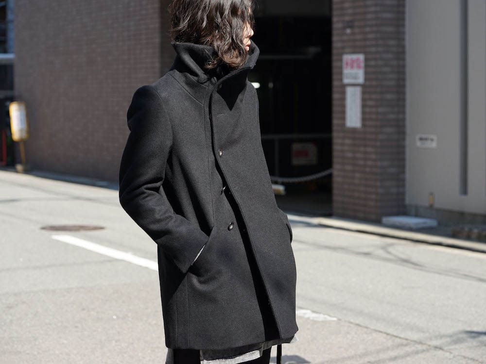 The Viridi-anne 17AW Melton High Neck Coat - JP 2 Fits US M-S Size US M / EU 48-50 / 2 - 15 Thumbnail