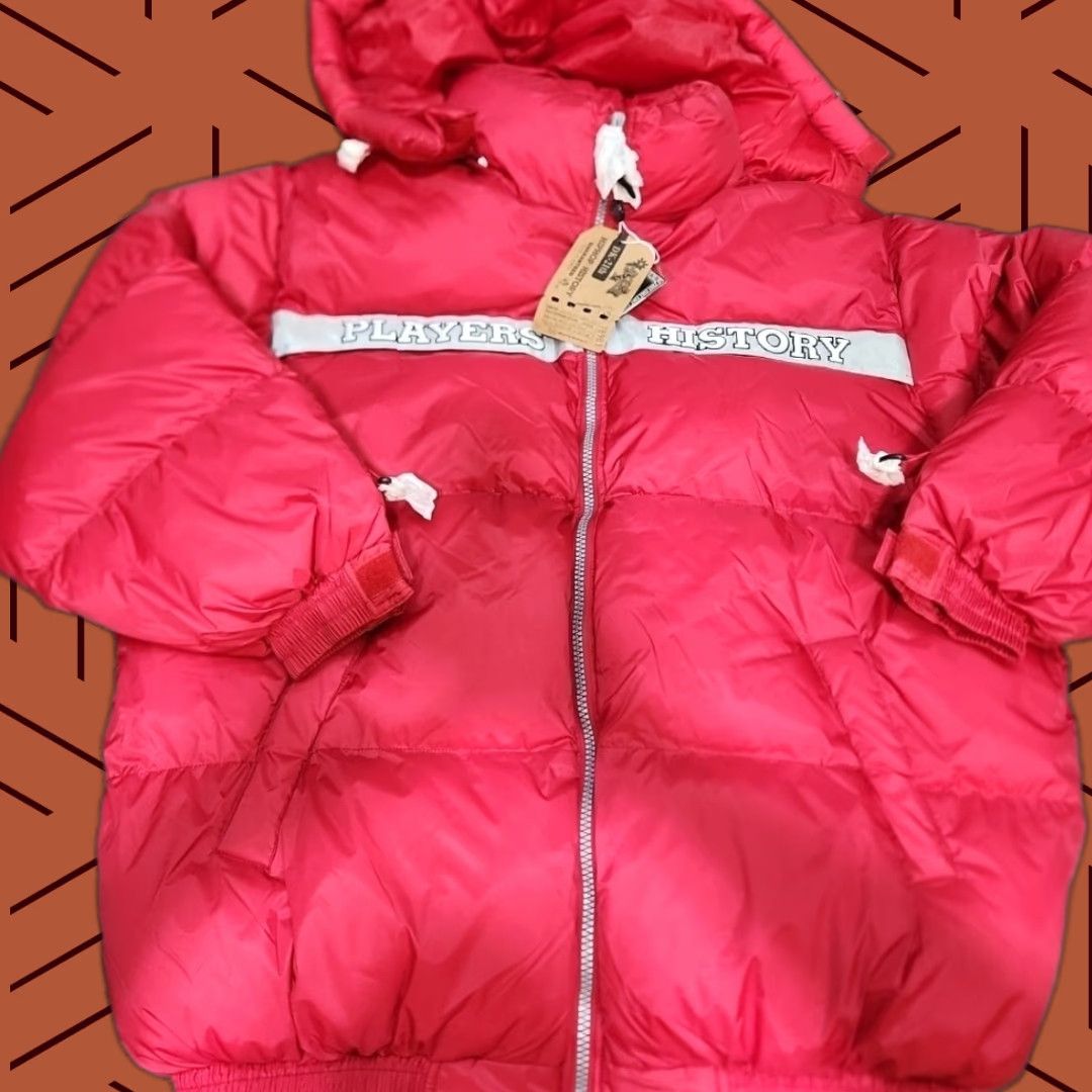 Etro Unbranded Puffer Jacket Men 2XL Red Full Zip Hooded Casual Solid Logo Retro Americana Cartoon Vintage: No Size US XXL / EU 58 / 5 - 1 Thumbnail