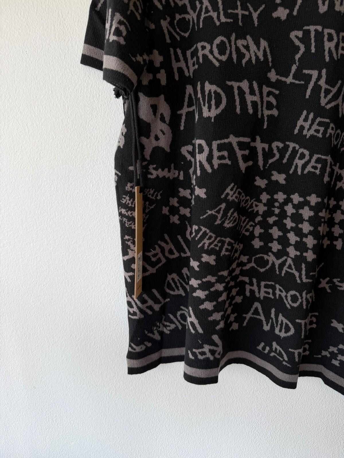 Ksubi new ksubi medium short sleeve heroism knit shirt black Size US M / EU 48-50 / 2 - 8 Thumbnail