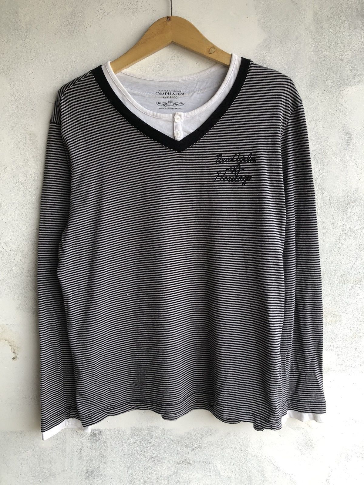 If Six Was Nine Japanese Poem Double Layer Omphalos Rock Punk Style Size US L / EU 52-54 / 3 - 1 Thumbnail