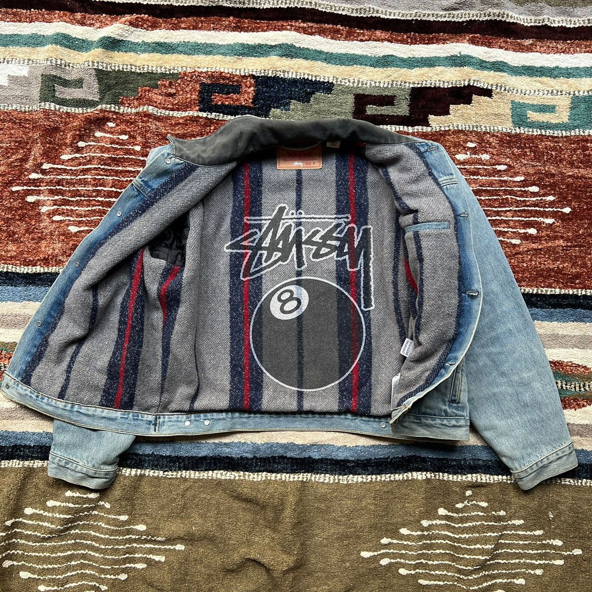 Levi's × Stussy Stussy X Levis Denim Jacket Size US M / EU 48-50 / 2 - 3 Thumbnail