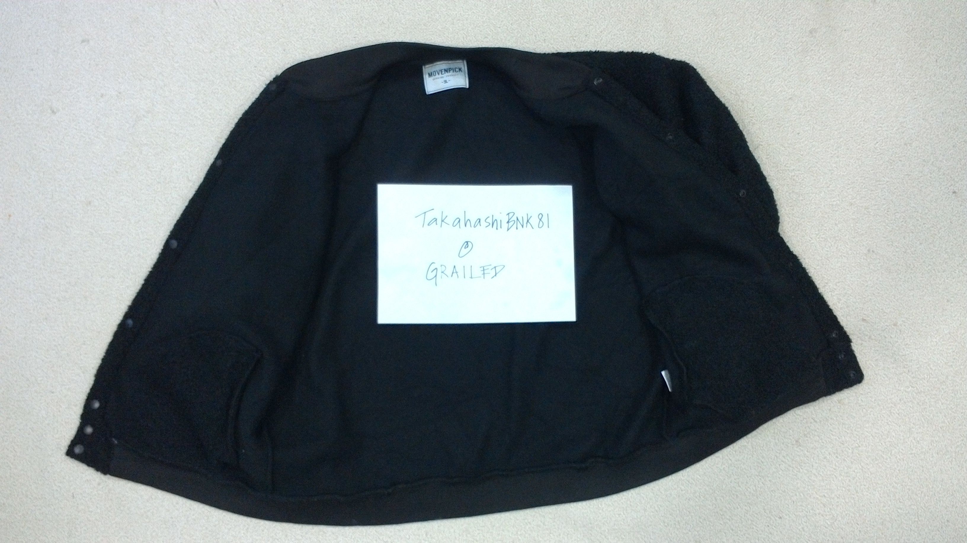 Japanese Brand Movenpick Black Varsity Jacket Size L / US 10 / IT 46 - 5 Thumbnail