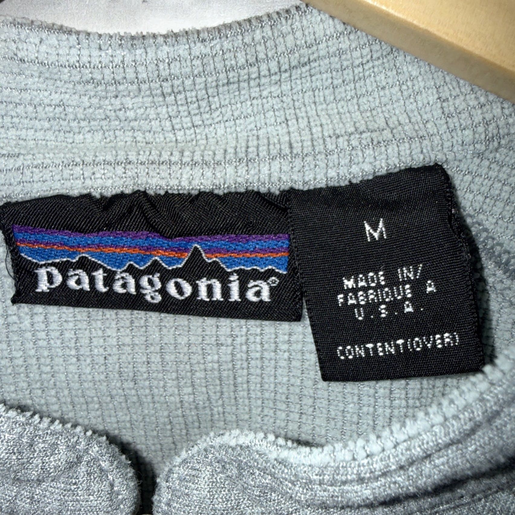Patagonia VINTAGE Patagonia Gray Half Zip Pullover Mens Size M USA Size US M / EU 48-50 / 2 - 3 Thumbnail