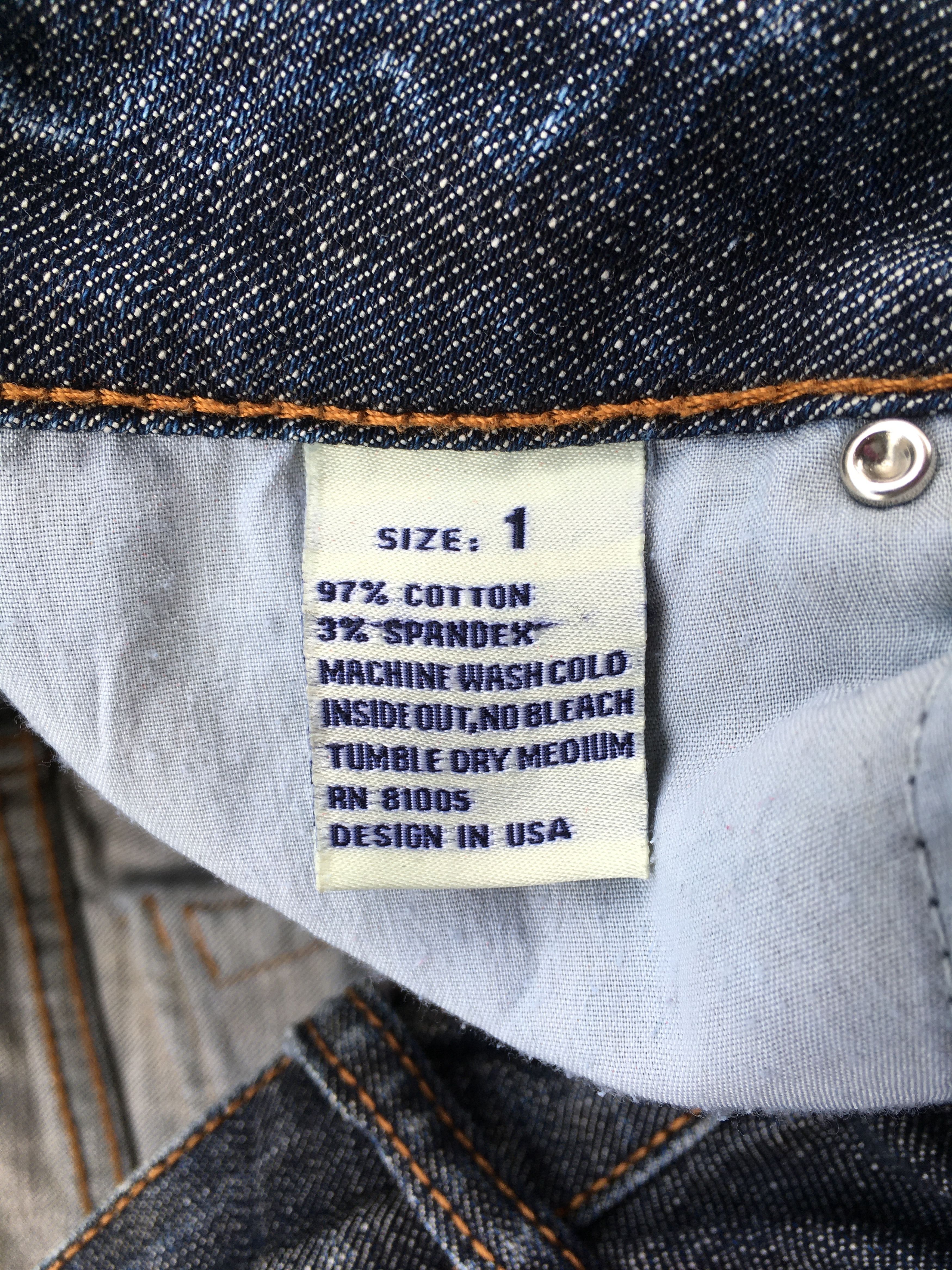 Designer Y2K LA Idol USA Low Rise Distressed Bootcut Jeans D-1174 Size 26" / US 2 / IT 38 - 11 Thumbnail