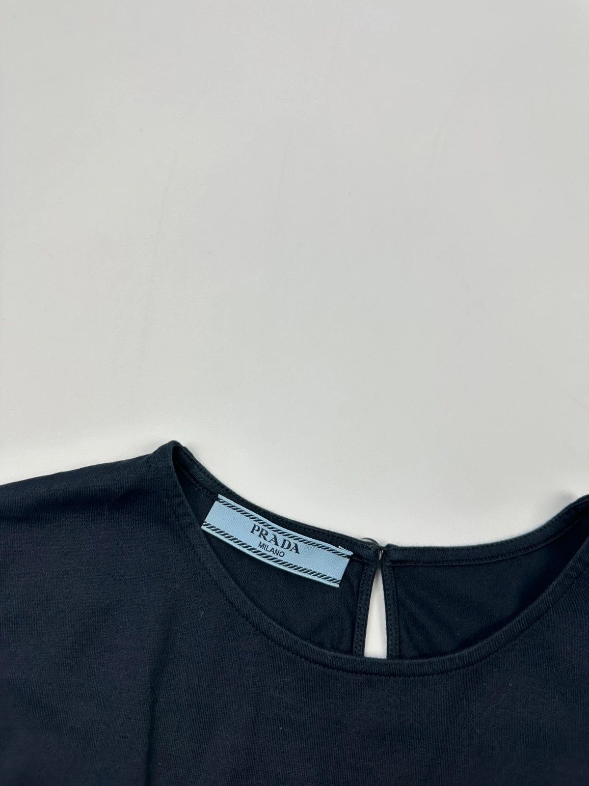 Prada Prada Milano Late 00’s Navy Blue Stripes Sleevesless Top Size M / US 6-8 / IT 42-44 - 4 Thumbnail