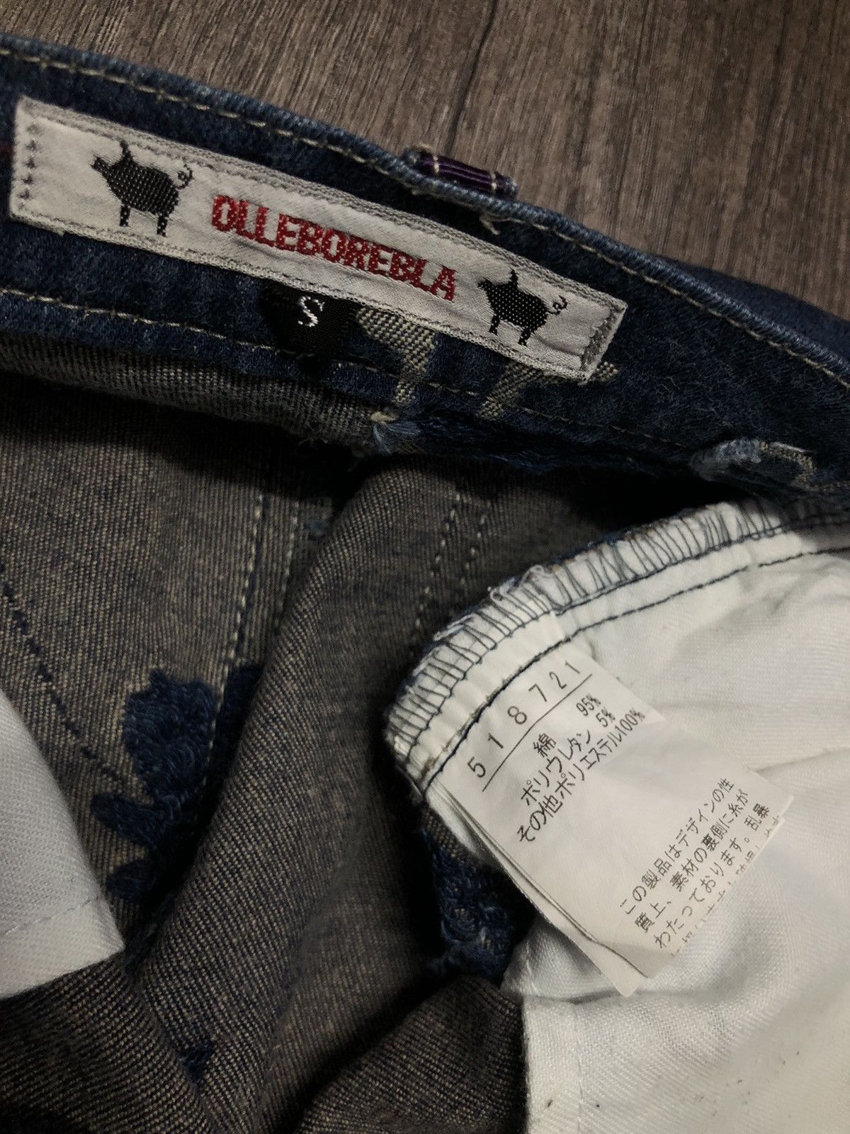 Japanese Brand VINTAGE OLLEBOREBLA STRETCH JEANS FULL PRINT Size 27" / US 4 / IT 40 - 14 Thumbnail