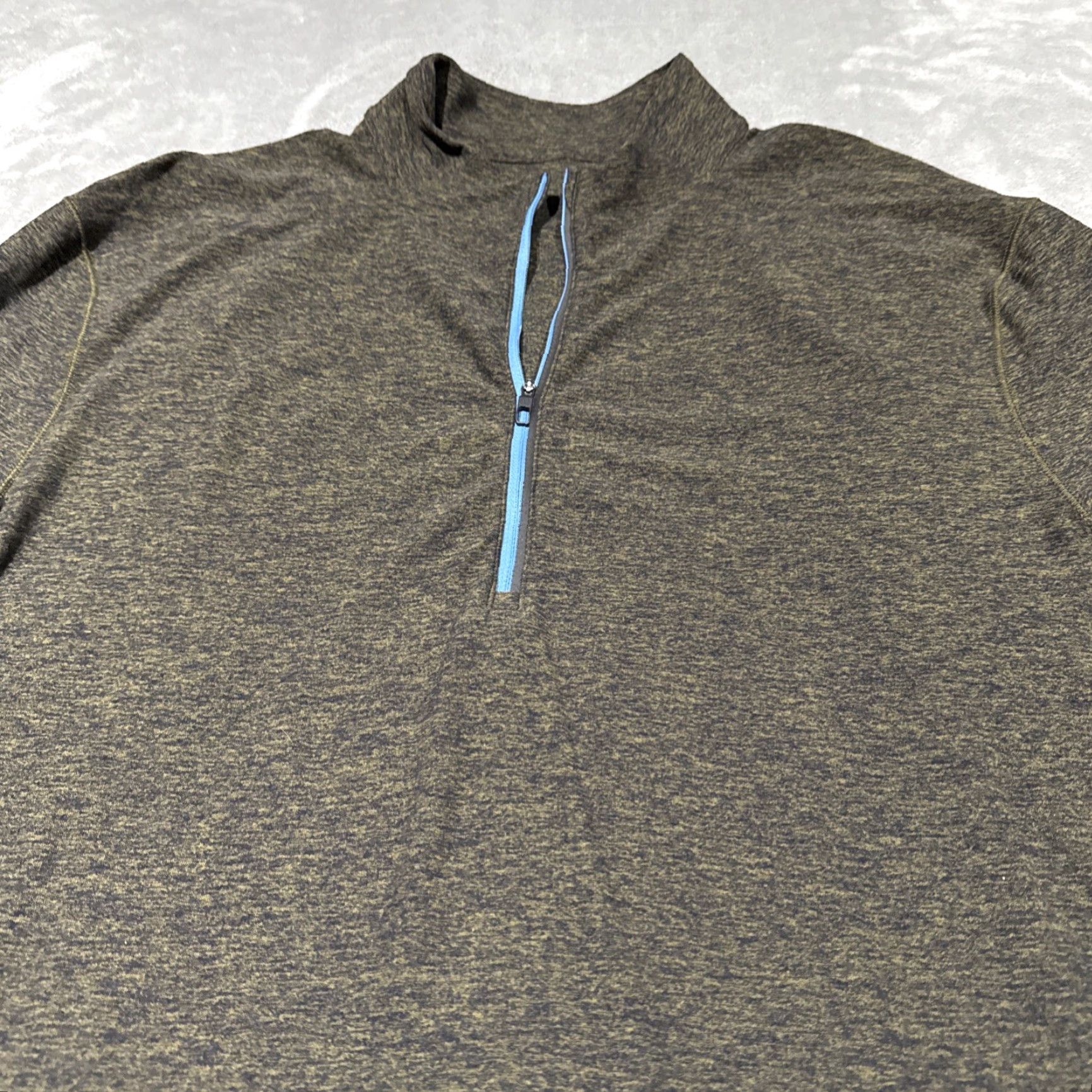Lululemon Lululemon Surge Warm 1/2 Zip Mens Size L Gray Pullover Long Sleeve Run Size US L / EU 52-54 / 3 - 2 Thumbnail