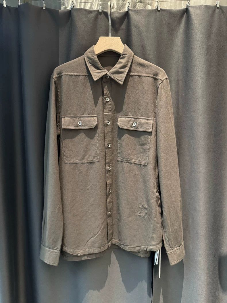 Rick Owens Brown lapel pocket long sleeve jacket 2504-Nexta